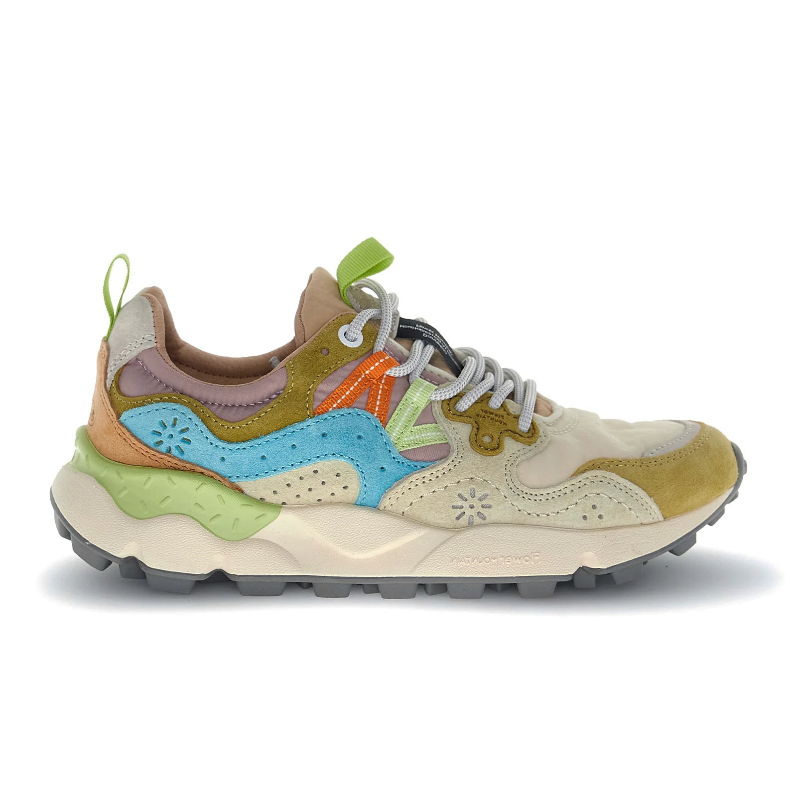 Flower Mountain Yamano 3 Sneaker (Women) - Cream/Milk/Light Blue
