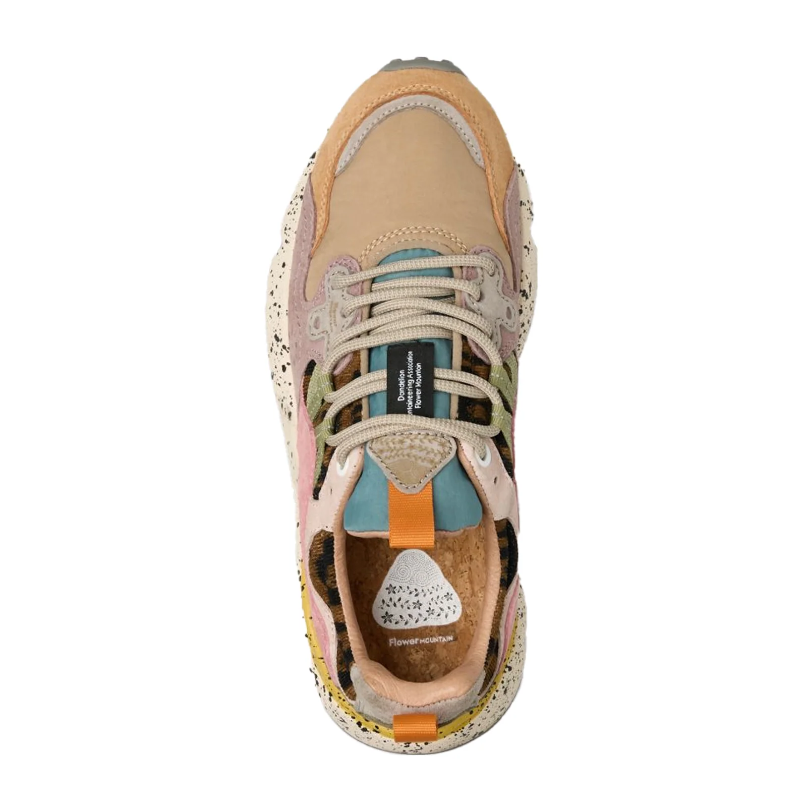 Flower Mountain Yamano 3 Sneaker (Women) - Leo Light Mustard/Grey/Cipria - Image 6