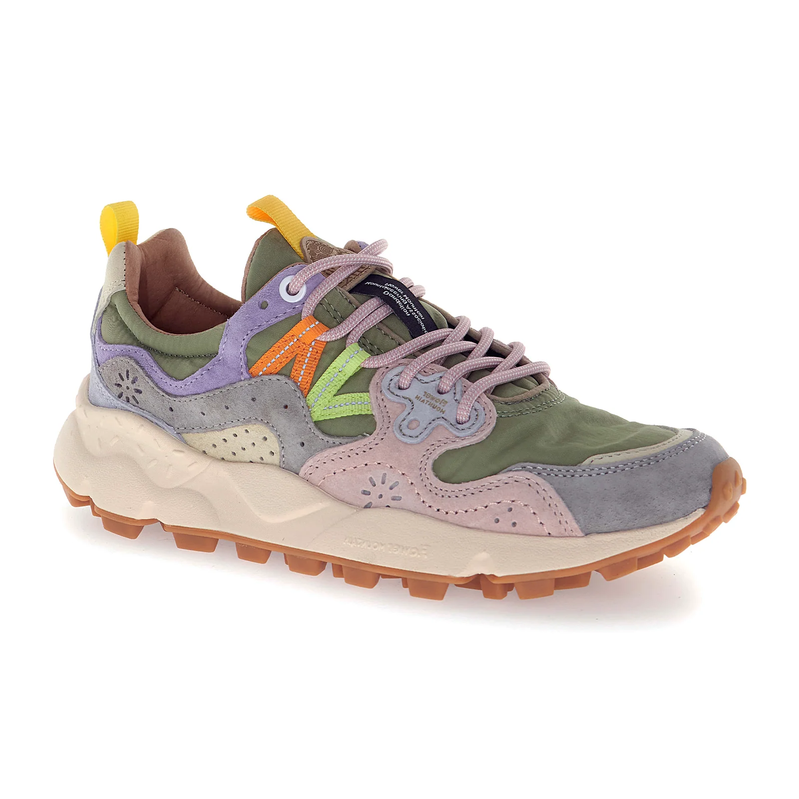 Flower Mountain Yamano 3 Sneaker (Women) - Light Grey/Militare/Cipria - Image 3