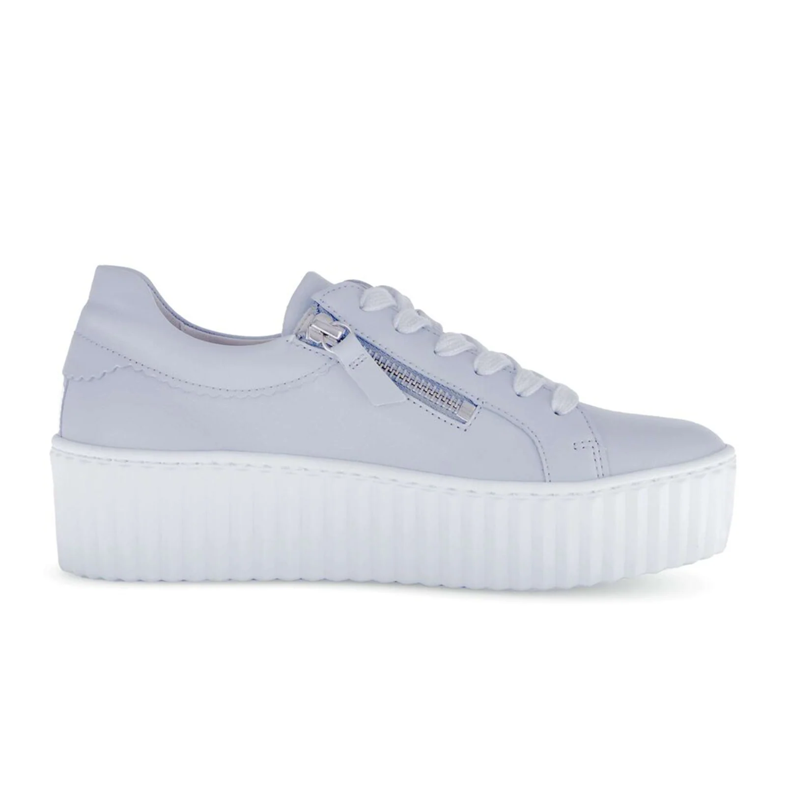 Gabor 200 Double Zip Platform Sneaker (Women) - Caspian Nappa/Sky
