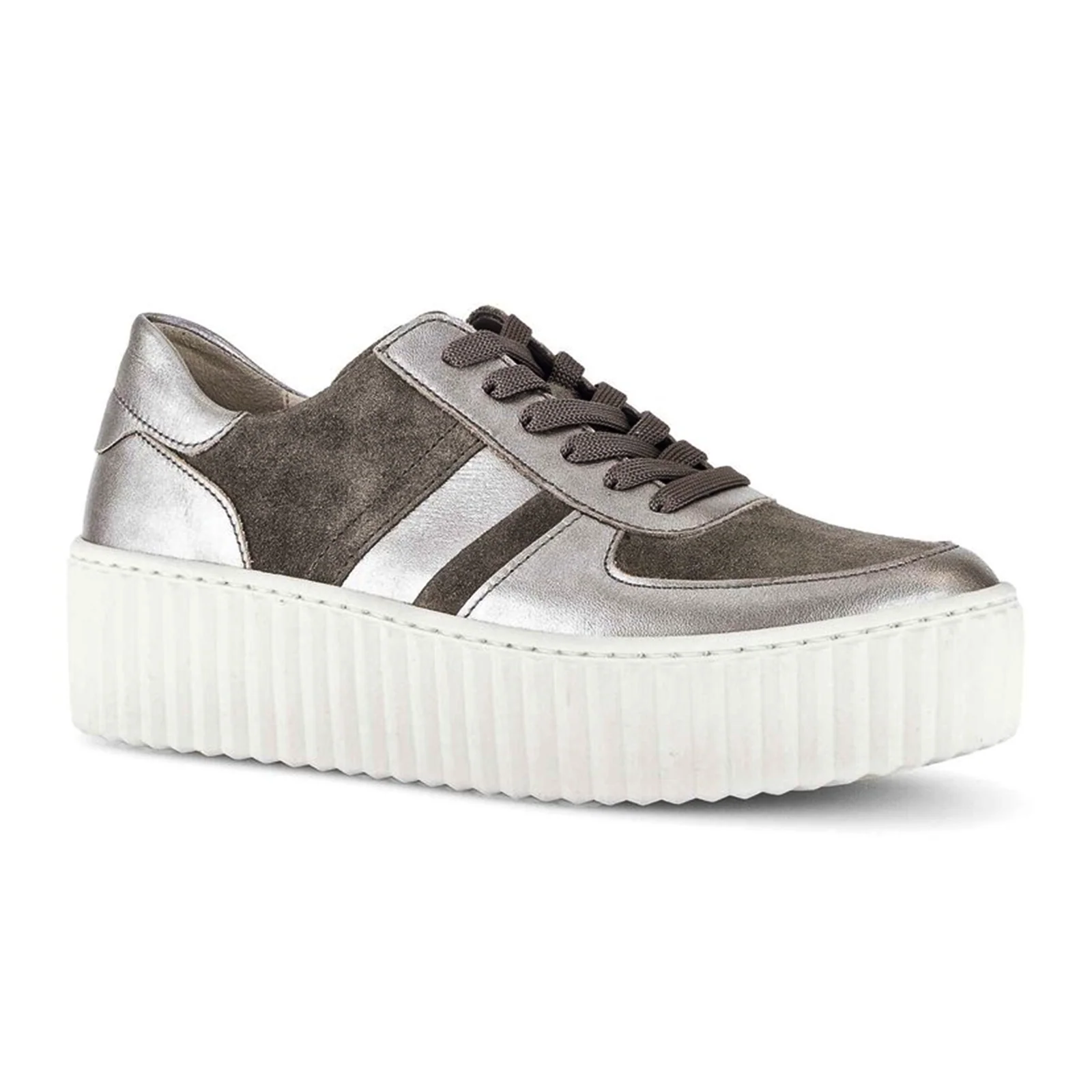 Gabor 203 Vesta Sneaker (Women) - Iron Dreamvelour - Image 3