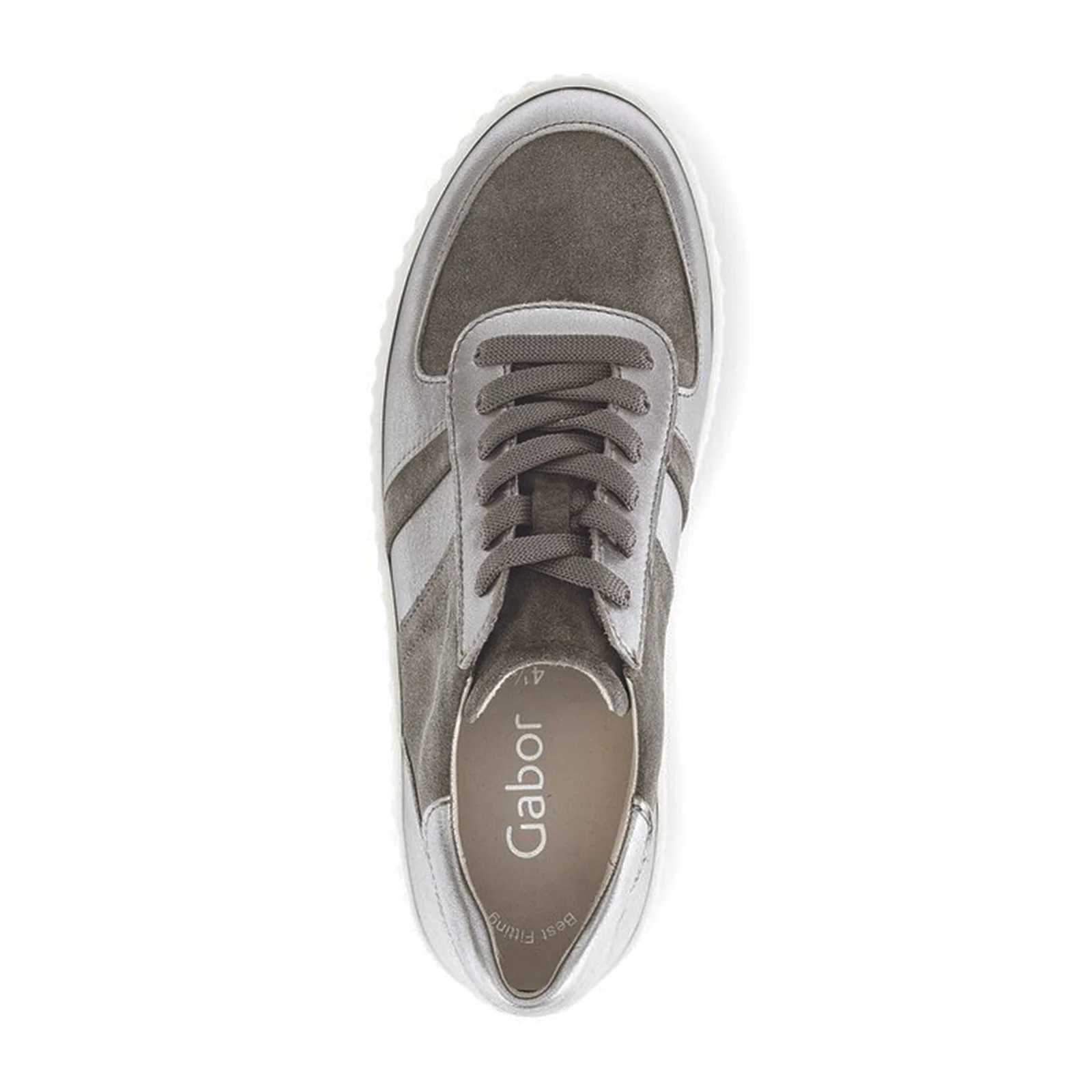 Gabor 203 Vesta Sneaker (Women) - Iron Dreamvelour - Image 4
