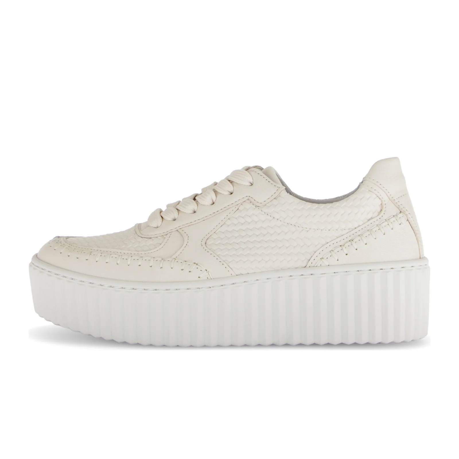 Gabor 204 Platform Stitch Sneaker (Women) - Nappa Nava/Treccia/Panna - Image 2