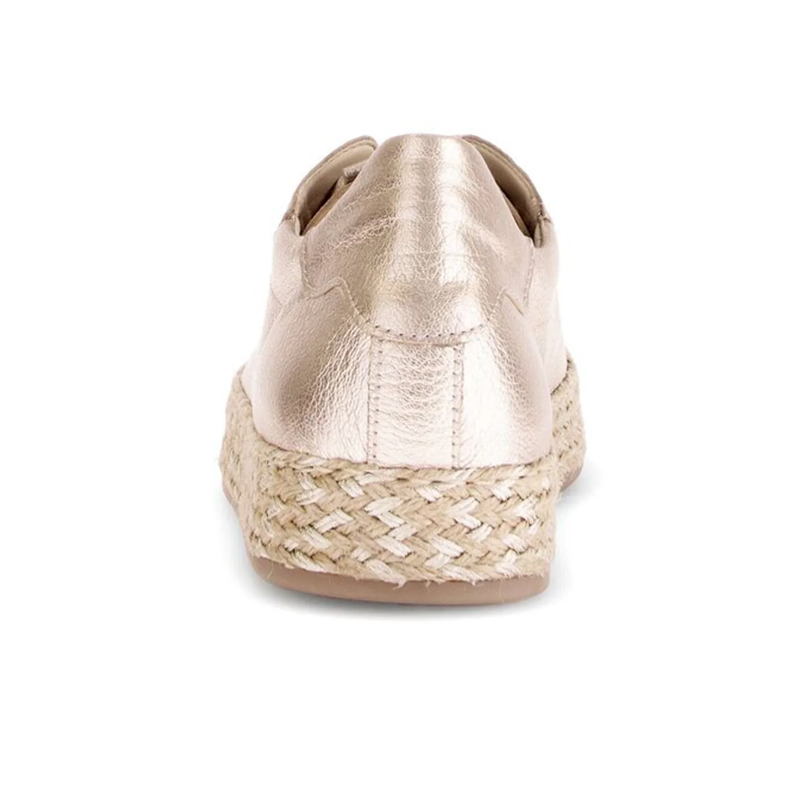 Gabor 270 Braided Jute Sneaker (Women) - Metal Cervo/Puder - Image 4