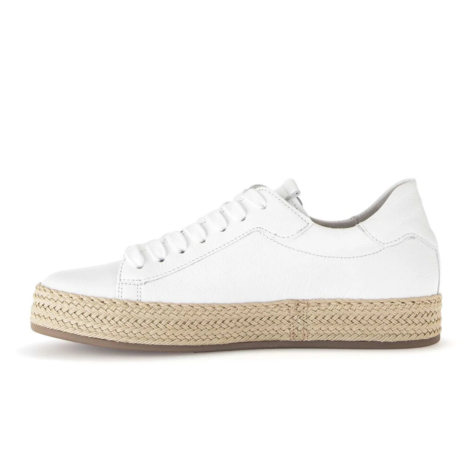 Gabor 270 Braided Jute Sneaker (Women) - Cervo/Weiss/Jute - Image 2