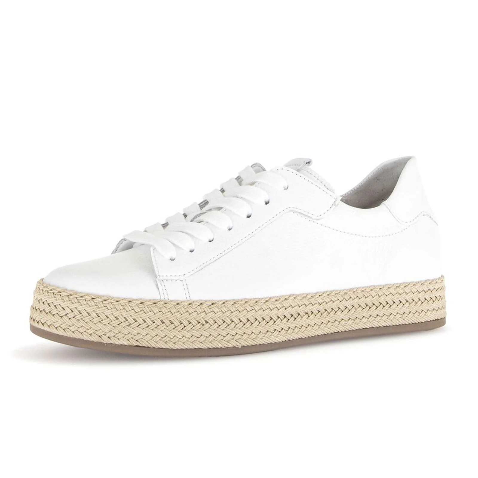 Gabor 270 Braided Jute Sneaker (Women) - Cervo/Weiss/Jute - Image 4