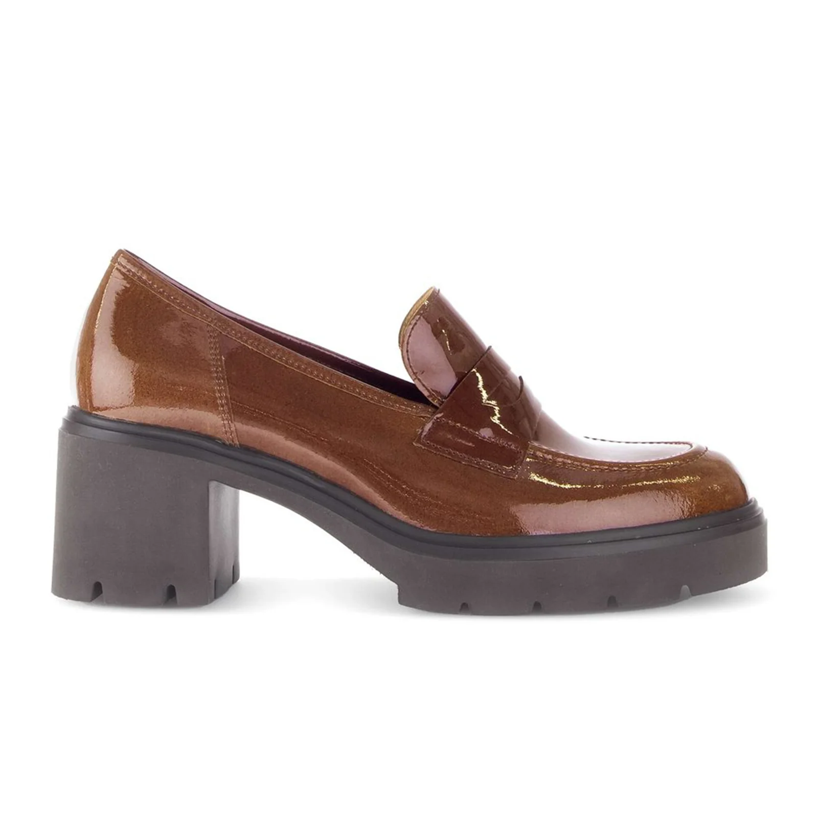 Gabor 310 Heeled Loafer (Women) - Patent Sattel