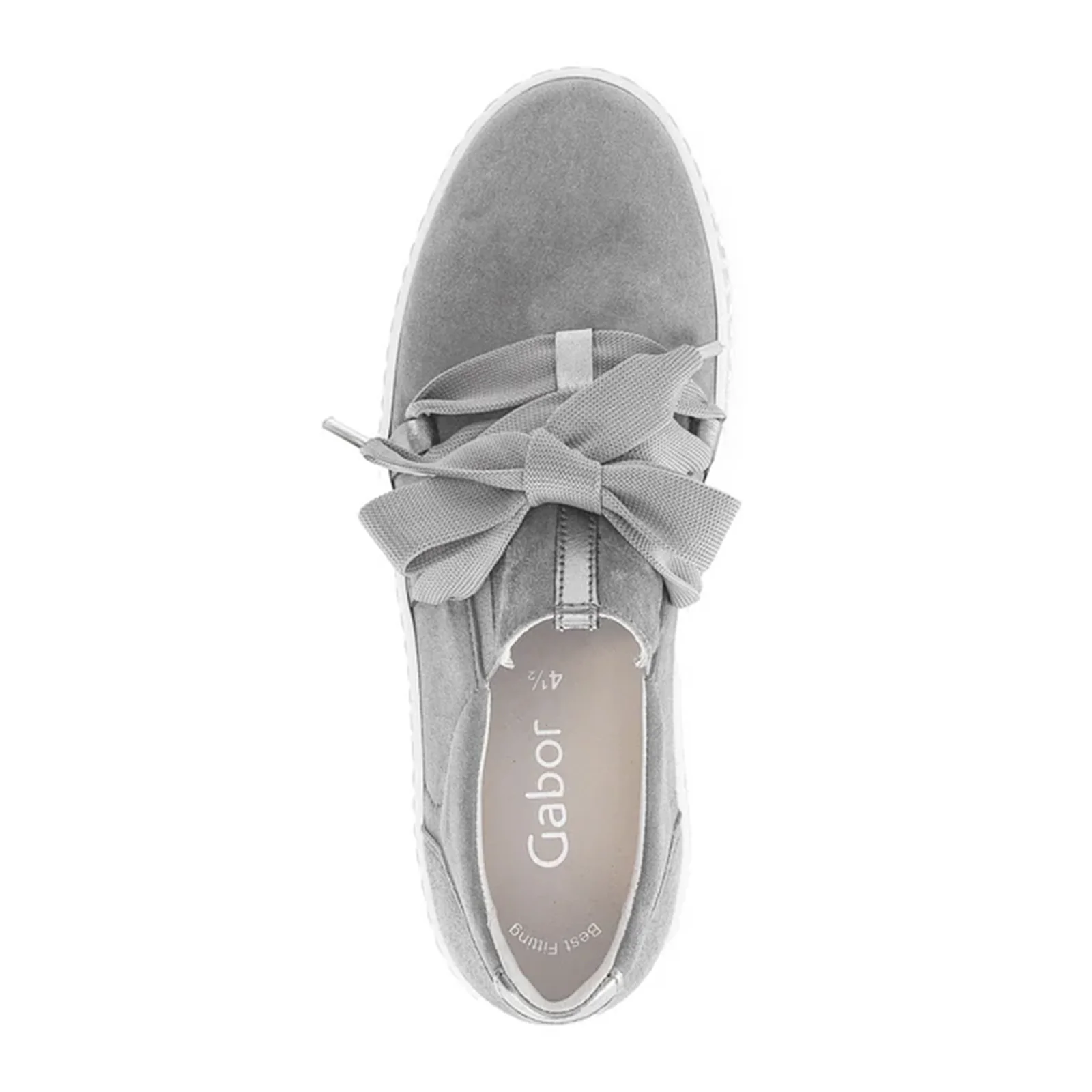 Gabor 333 Bow Sneaker (Women) - Met/Stone - Image 3