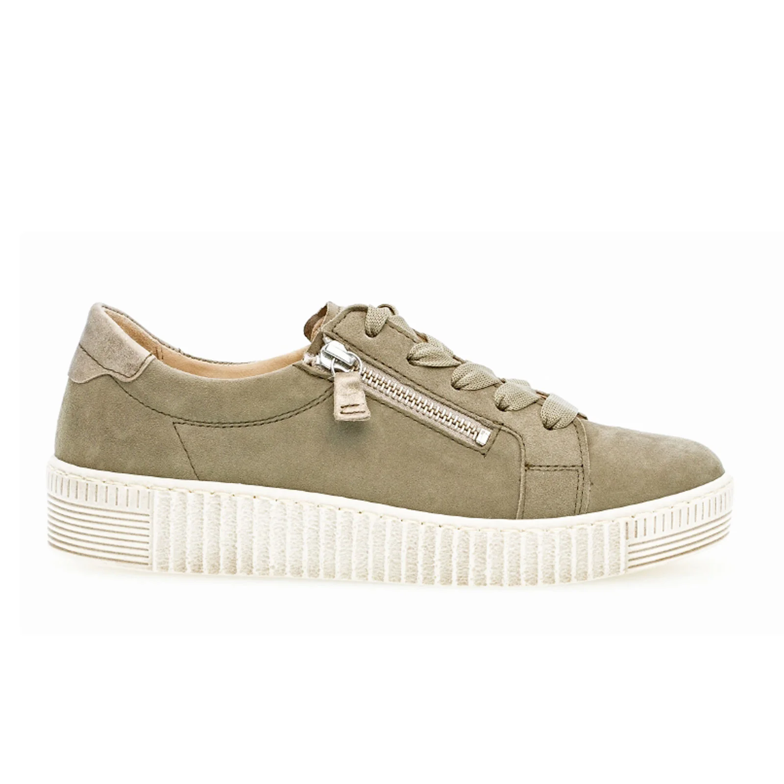 Gabor 334 Double Zip Sneaker (Women) - Beige