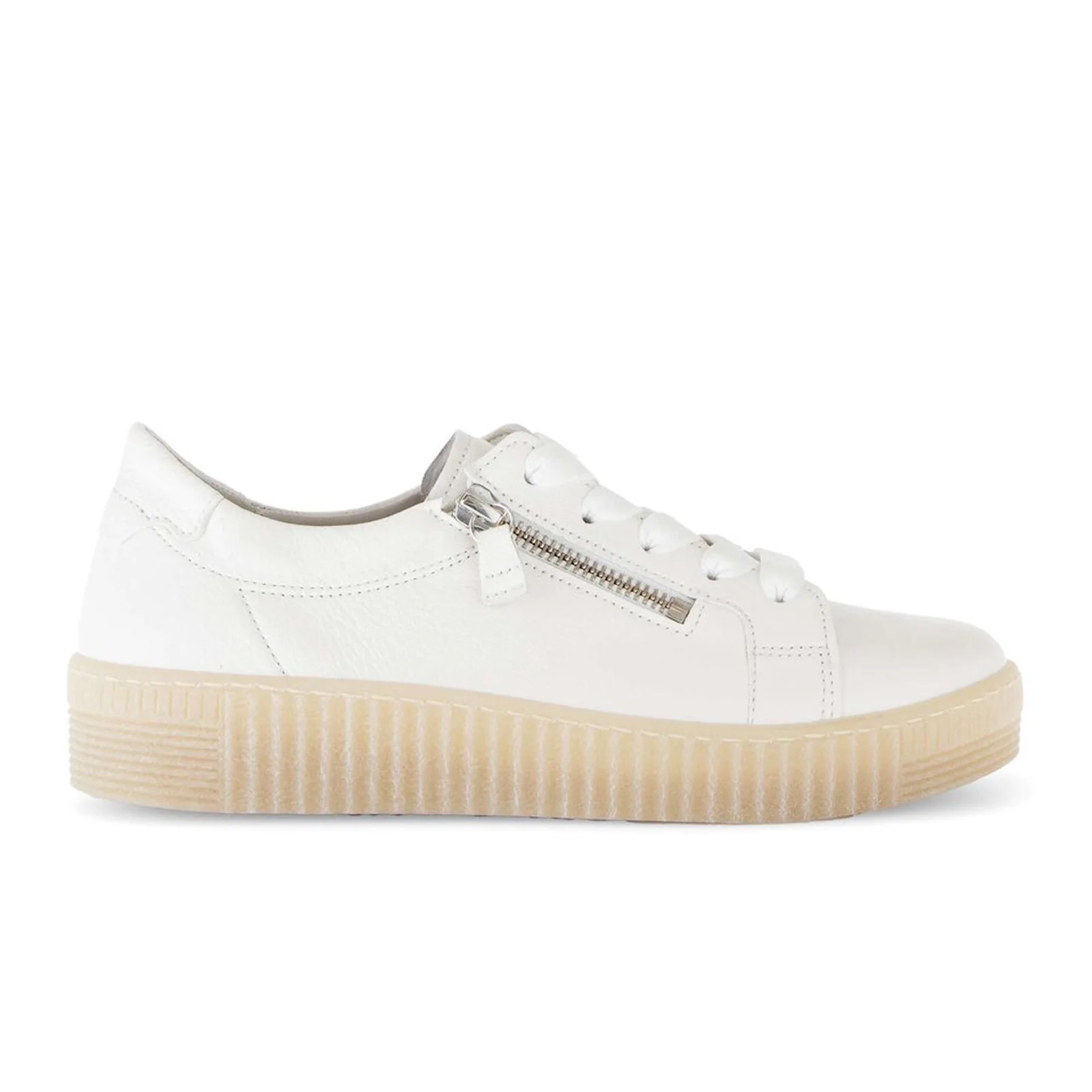 Gabor 334 Double Zip Sneaker (Women) - Nappa Nava/Latte