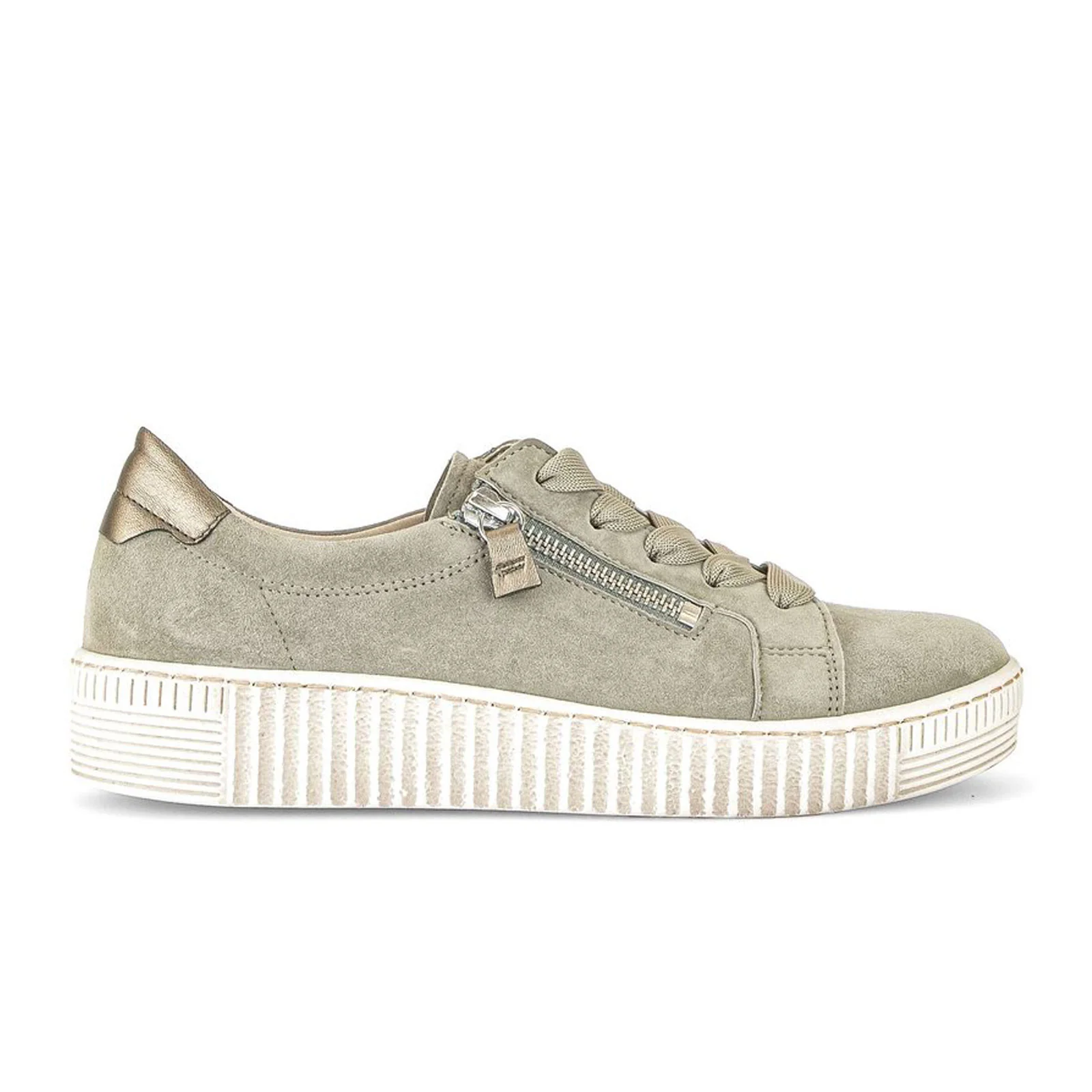 Gabor 334 Double Zip Sneaker (Women) - Schlif Samtchveraeu/Metallic