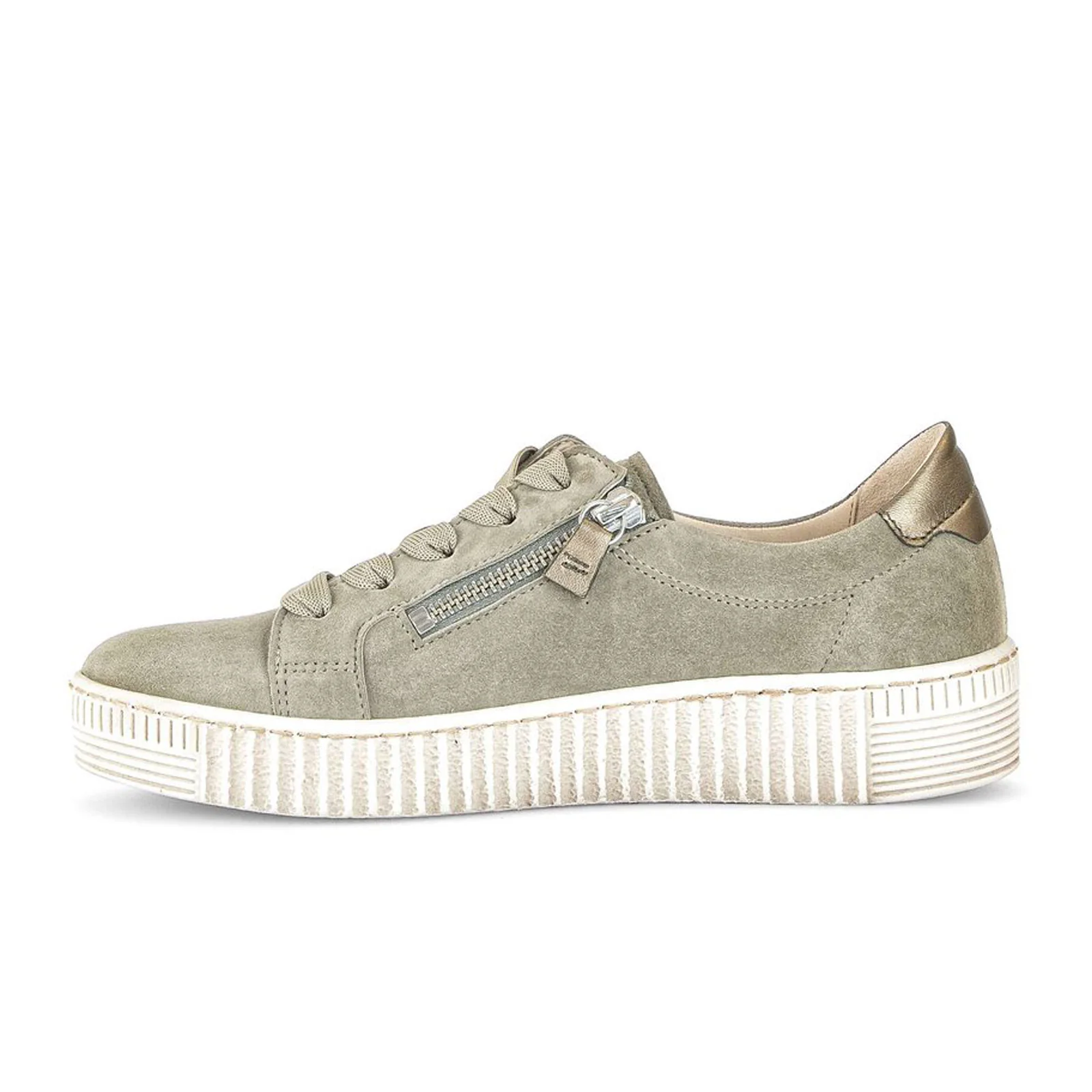 Gabor 334 Double Zip Sneaker (Women) - Schlif Samtchveraeu/Metallic - Image 2