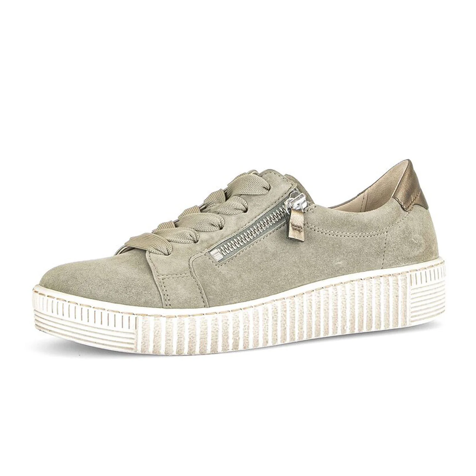 Gabor 334 Double Zip Sneaker (Women) - Schlif Samtchveraeu/Metallic - Image 3
