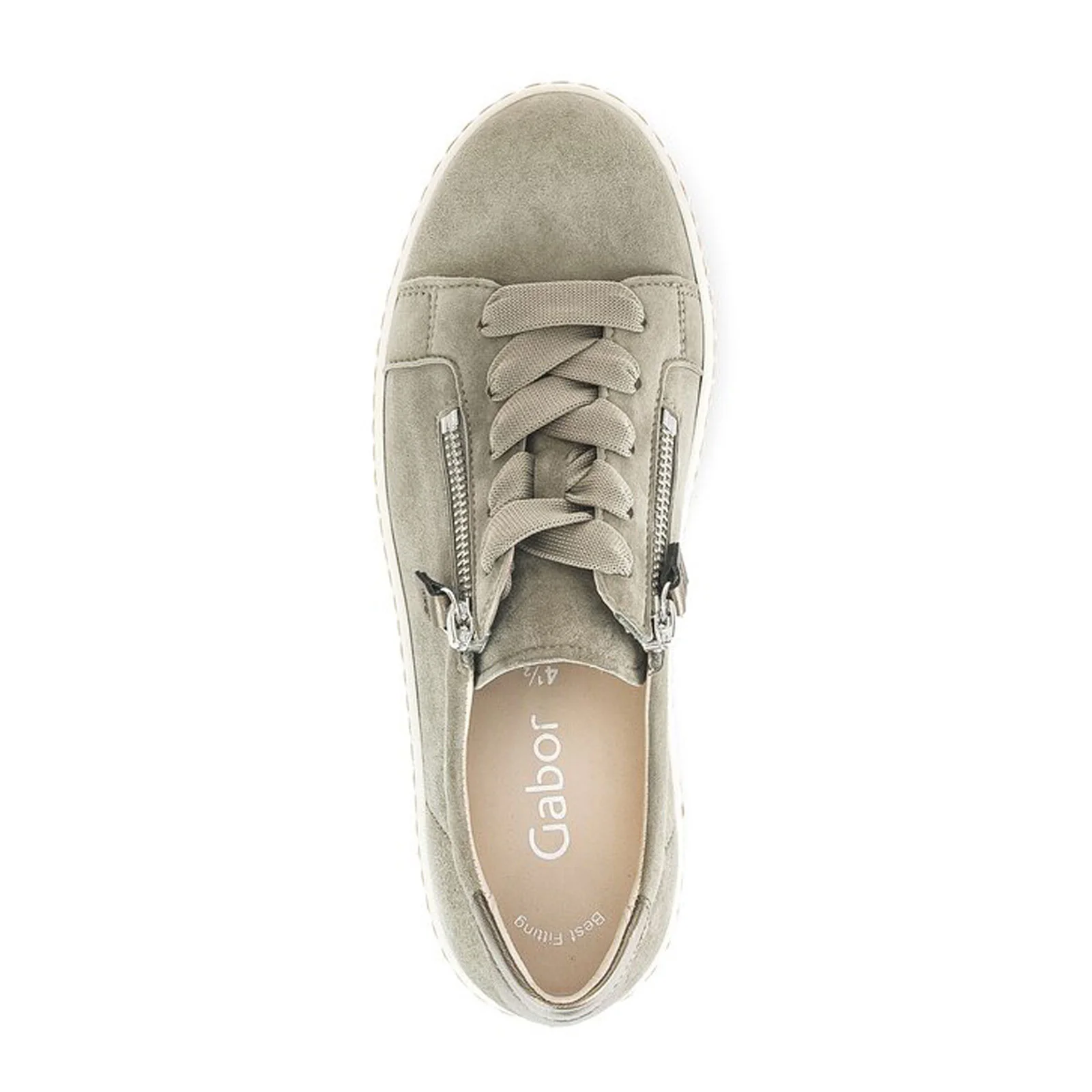 Gabor 334 Double Zip Sneaker (Women) - Schlif Samtchveraeu/Metallic - Image 5