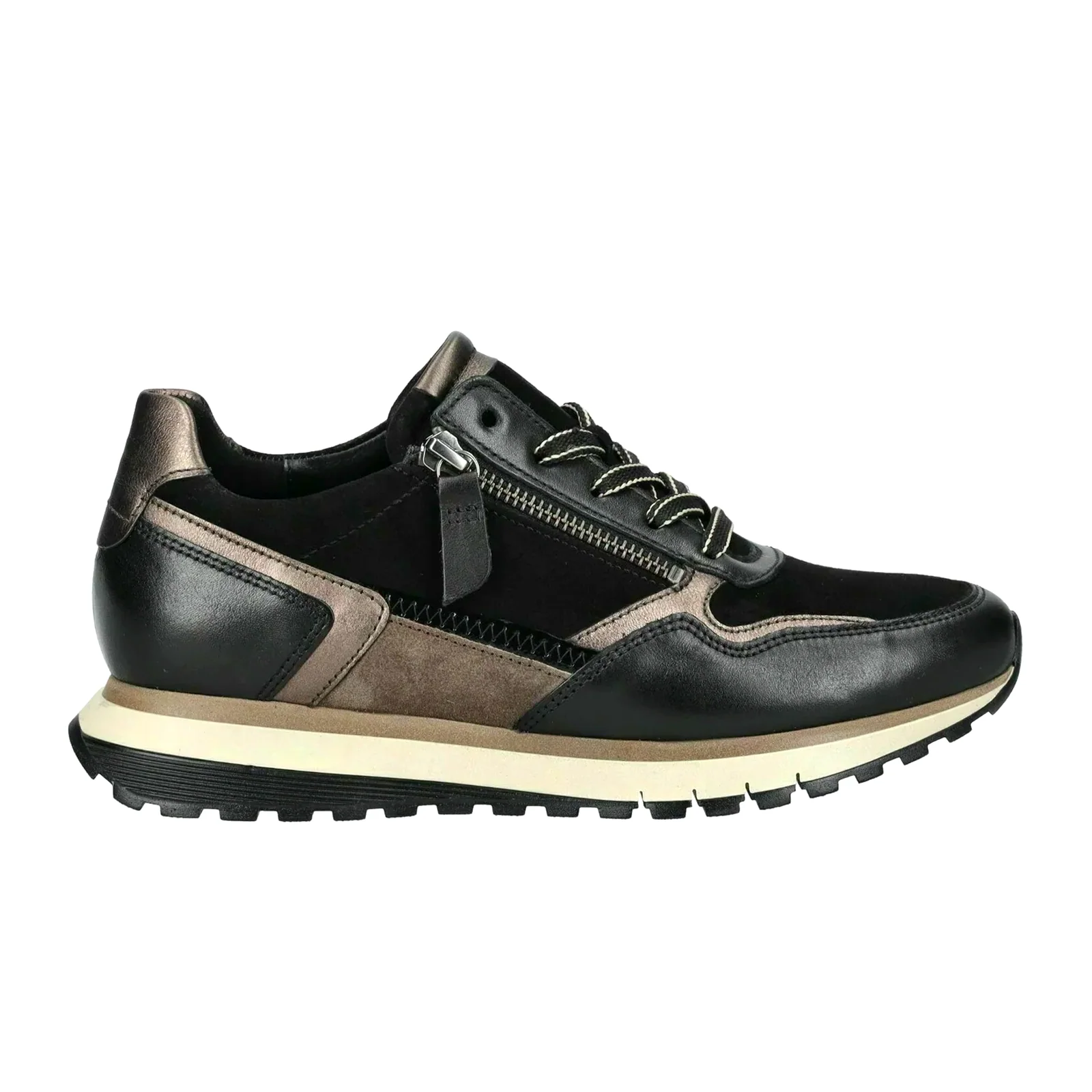 Gabor 378 Kinsey Sneaker (Women) - Schwarz/Mohair/Smog