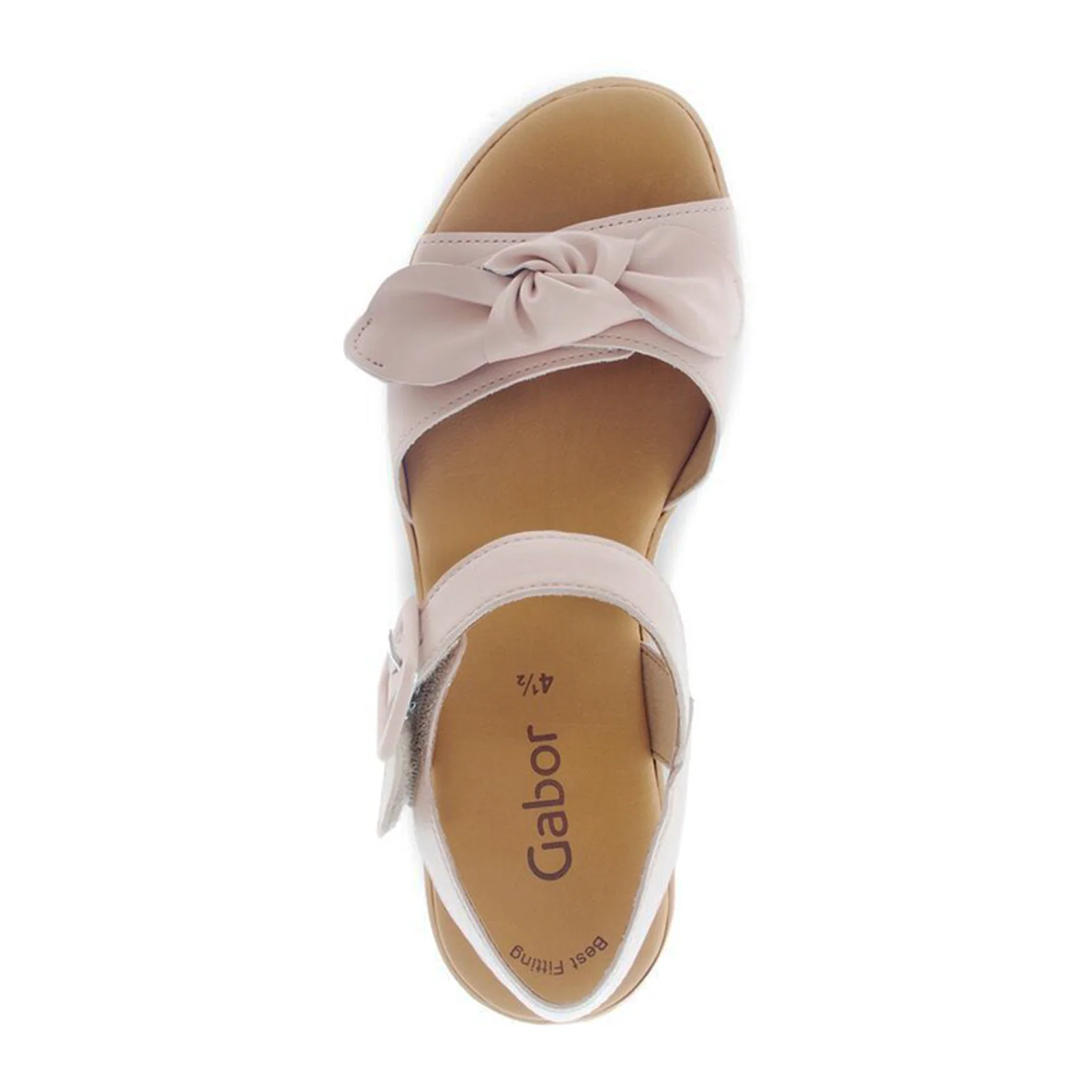 Gabor 653 Platform Wedge Sandal (Women) - Caspian Nappa/Rouge - Image 5