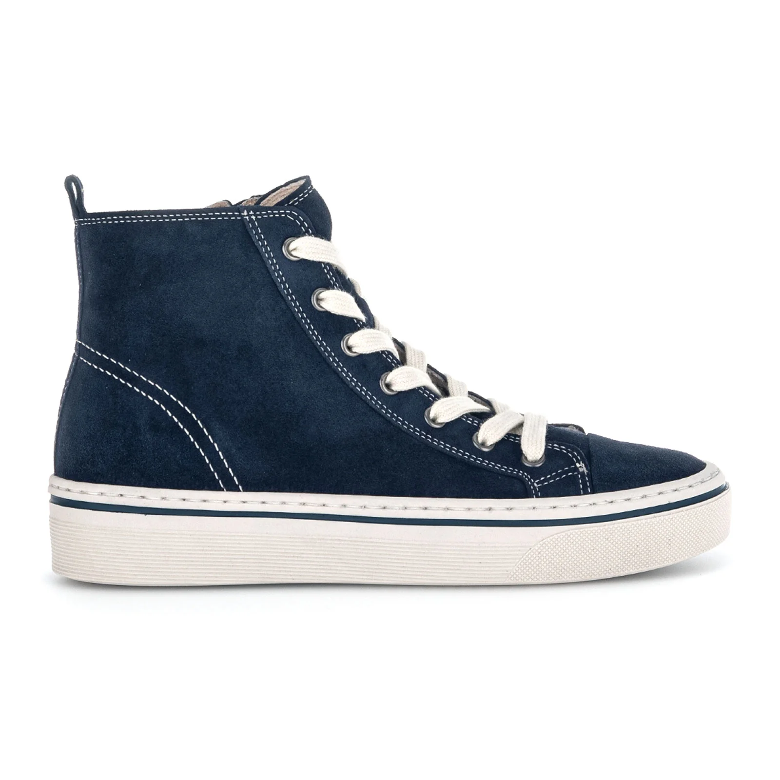 Gabor 660 Millie High Top Sneaker (Women) - Marine Velour