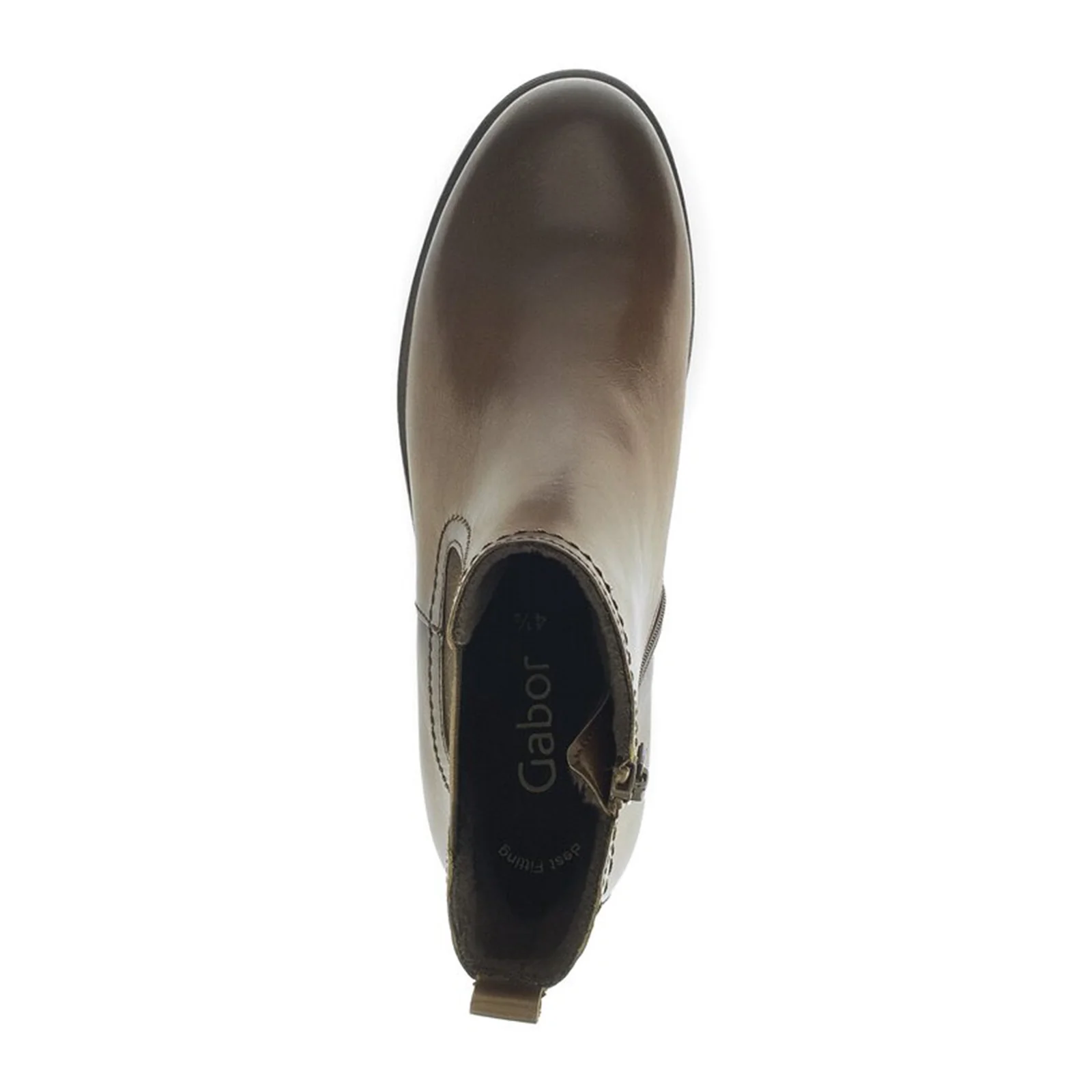 Gabor 710 Chelsea Lug Boot (Women) - English Brown Leather - Image 4