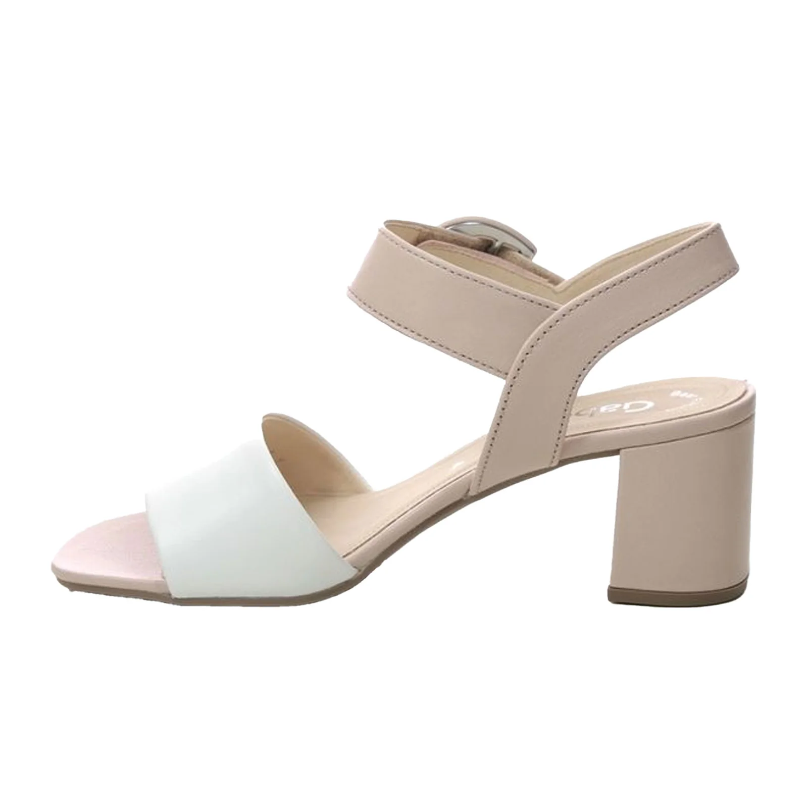 Gabor 710 Heeled Sandal (Women) - White Leather - Image 2