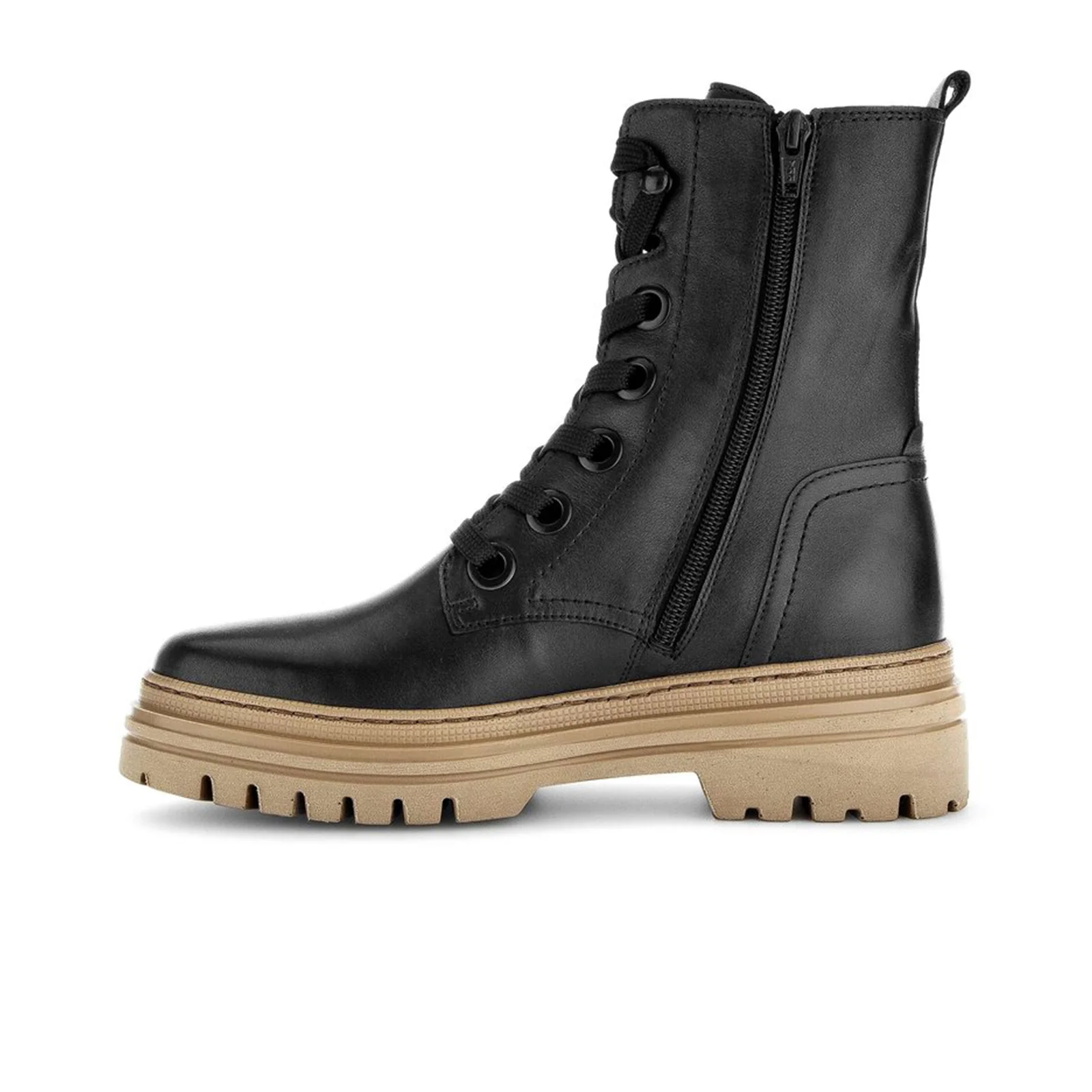 Gabor 721 Lace Up Combat Boot (Women) - Schwarz - Image 2