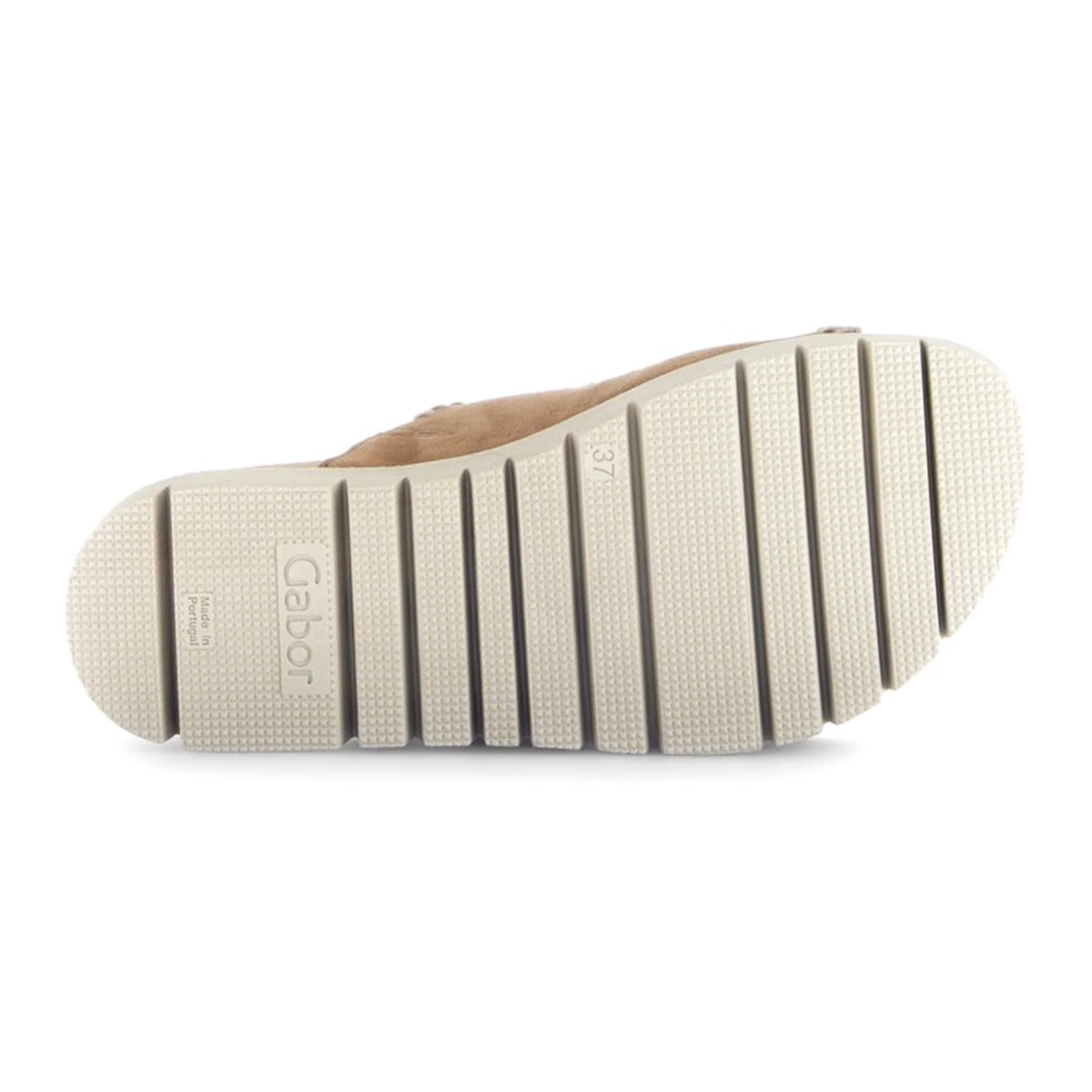 Gabor 741 Stitch Slide Sandal (Women) - Samtchevreau/Walnut - Image 5