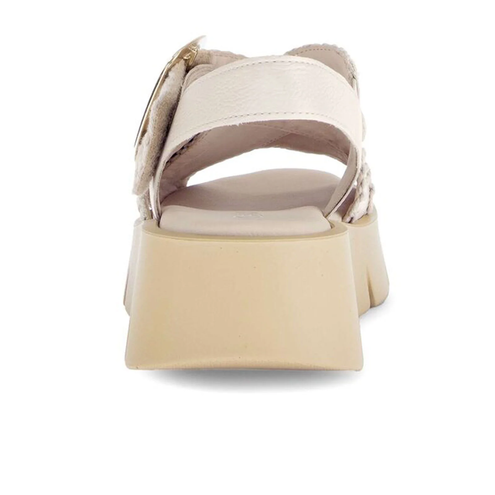 Gabor 751 Stitch Platform Backstrap Sandal (Women) - Cervo/Creme - Image 4