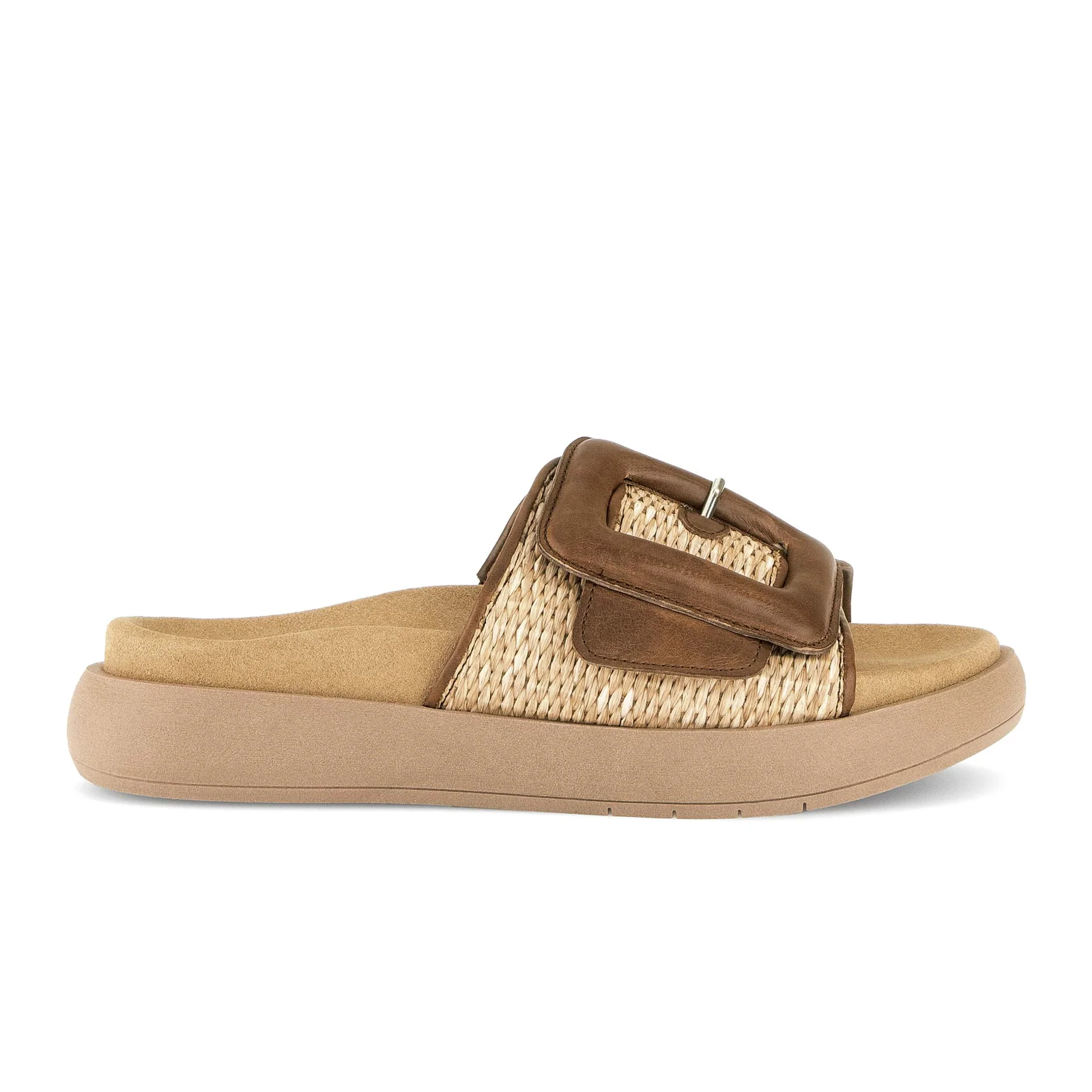 Gabor 754 Buckle Slide (Women) - Raffia