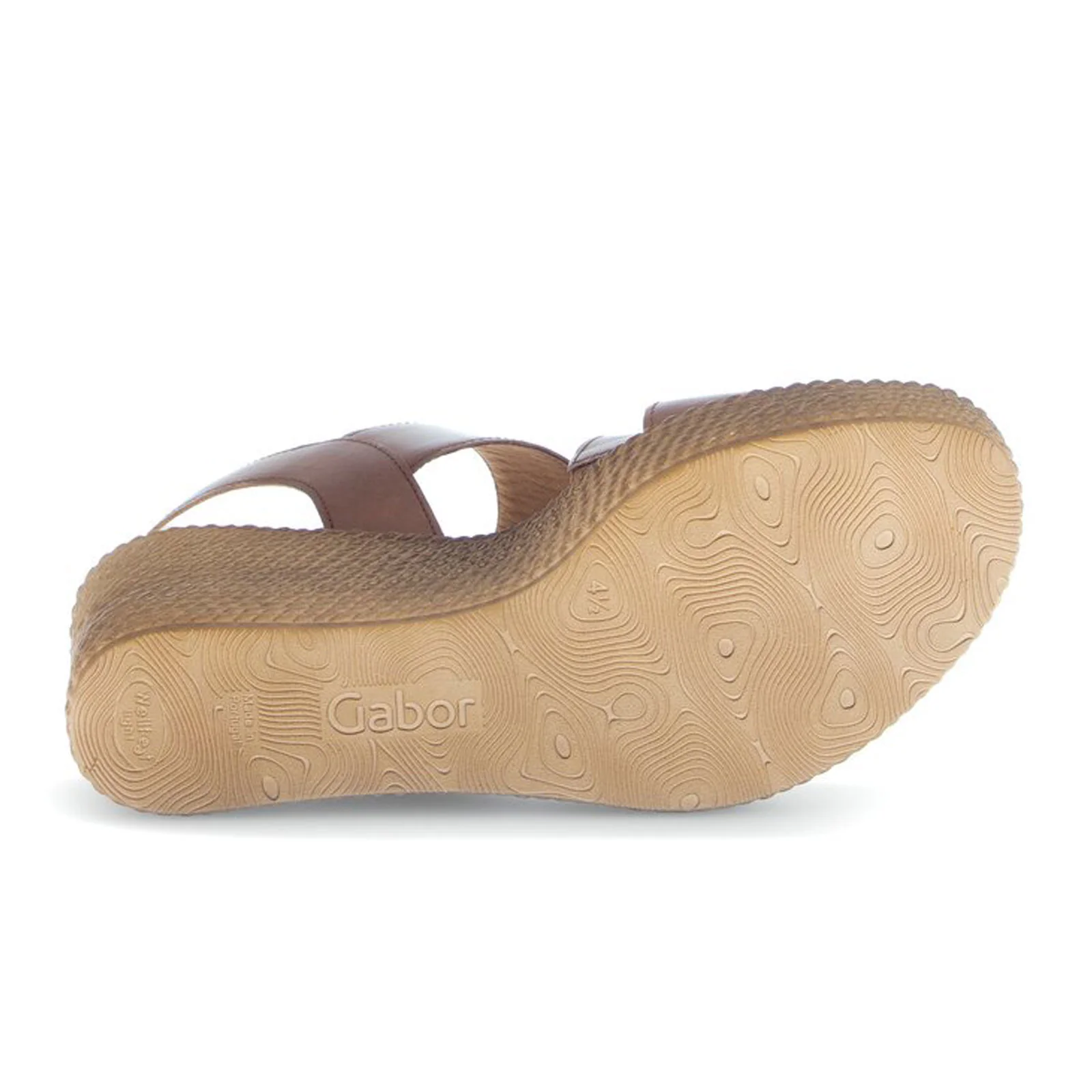 Gabor 770 Braided Wedge Sandal (Women) - Cuoio/Camel - Image 6