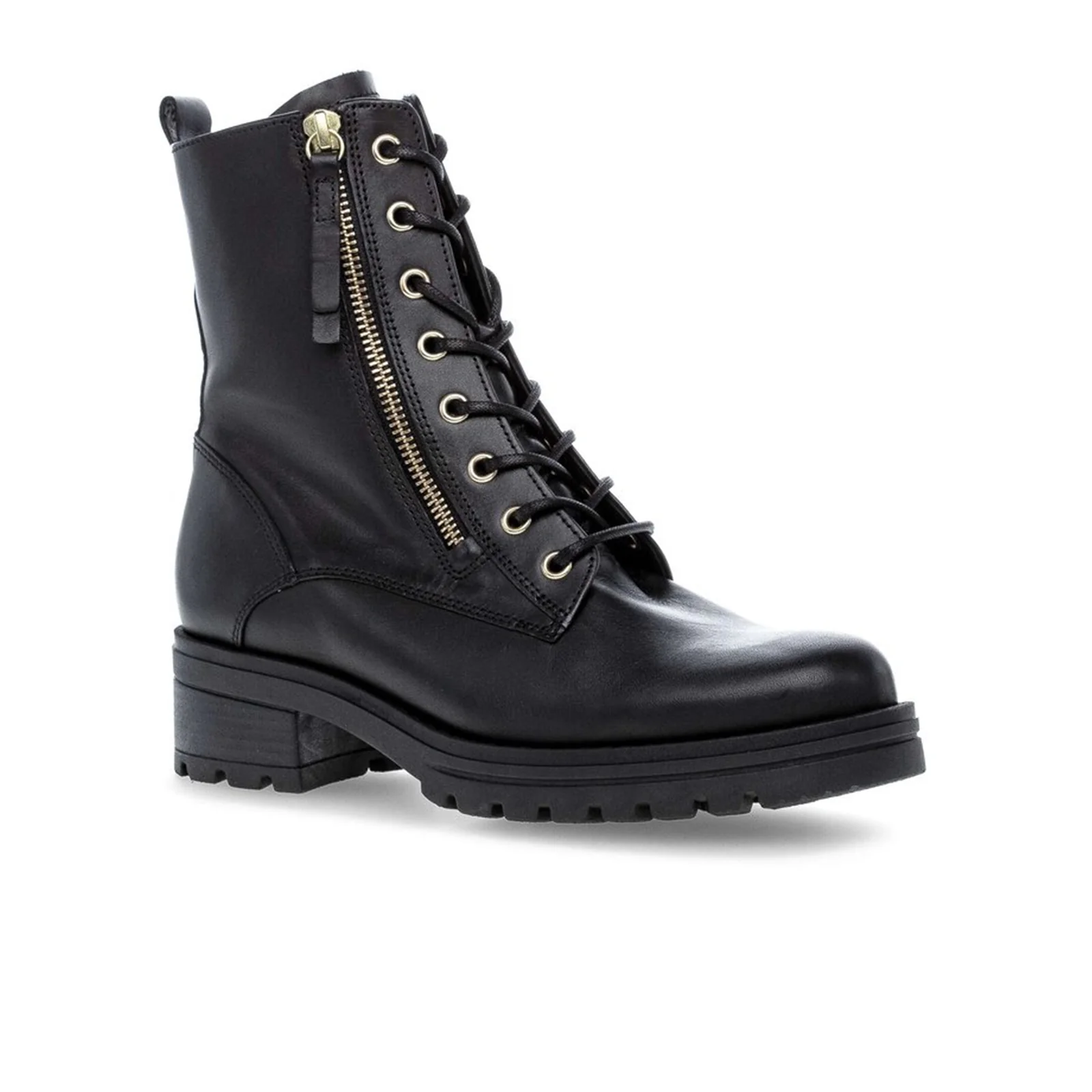 Gabor 785 Zip Combat Boot (Women) - Schwarz - Image 3