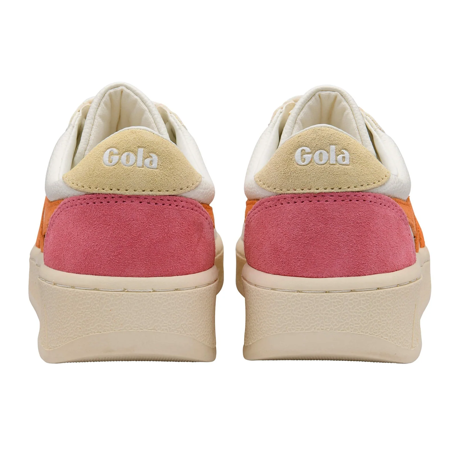 Gola Grandslam Trident Sneaker (Women) - White/Apricot/Buttermilk - Image 4