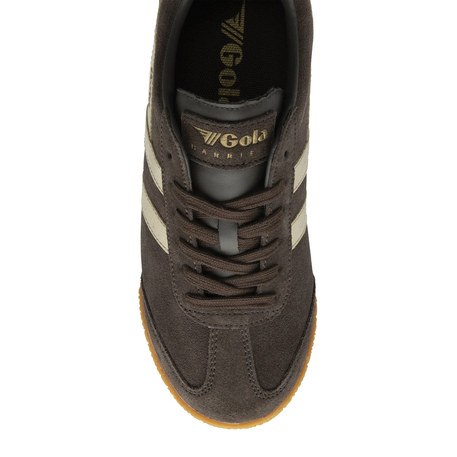 Gola Harrier Mirror Sneaker (Women) - Mocha/Gold/Gum - Image 5