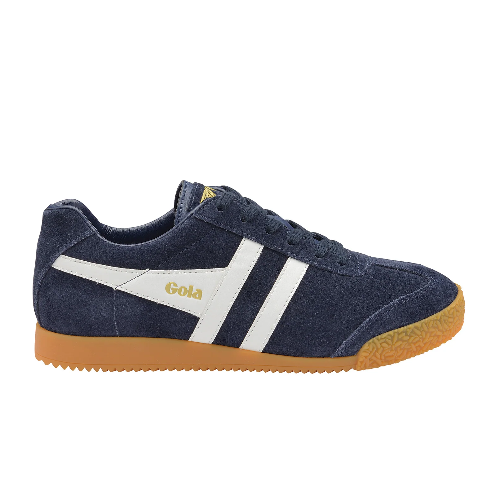 Gola Harrier Sneaker (Women) - Navy/White Suede