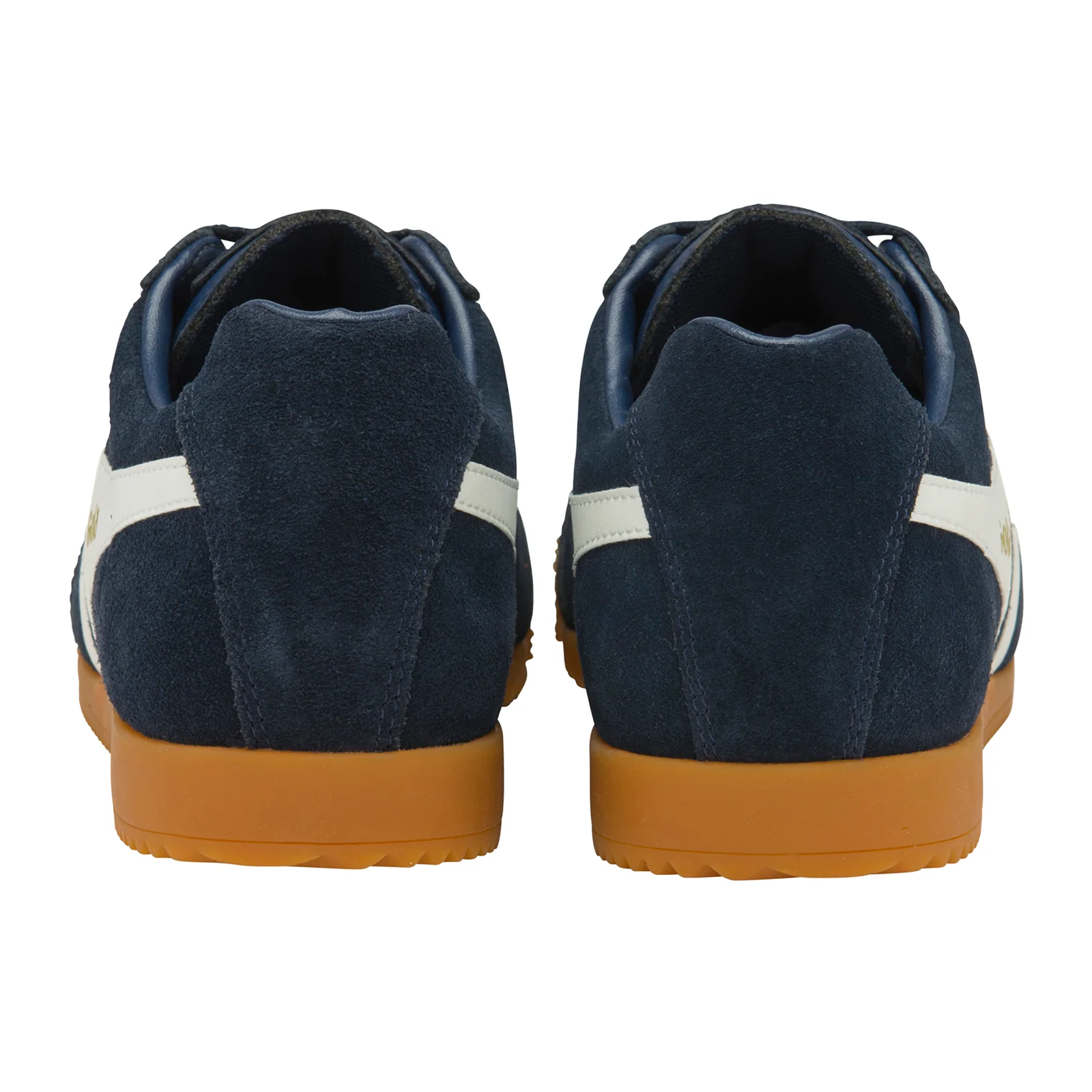 Gola Harrier Sneaker (Women) - Navy/White Suede - Image 4