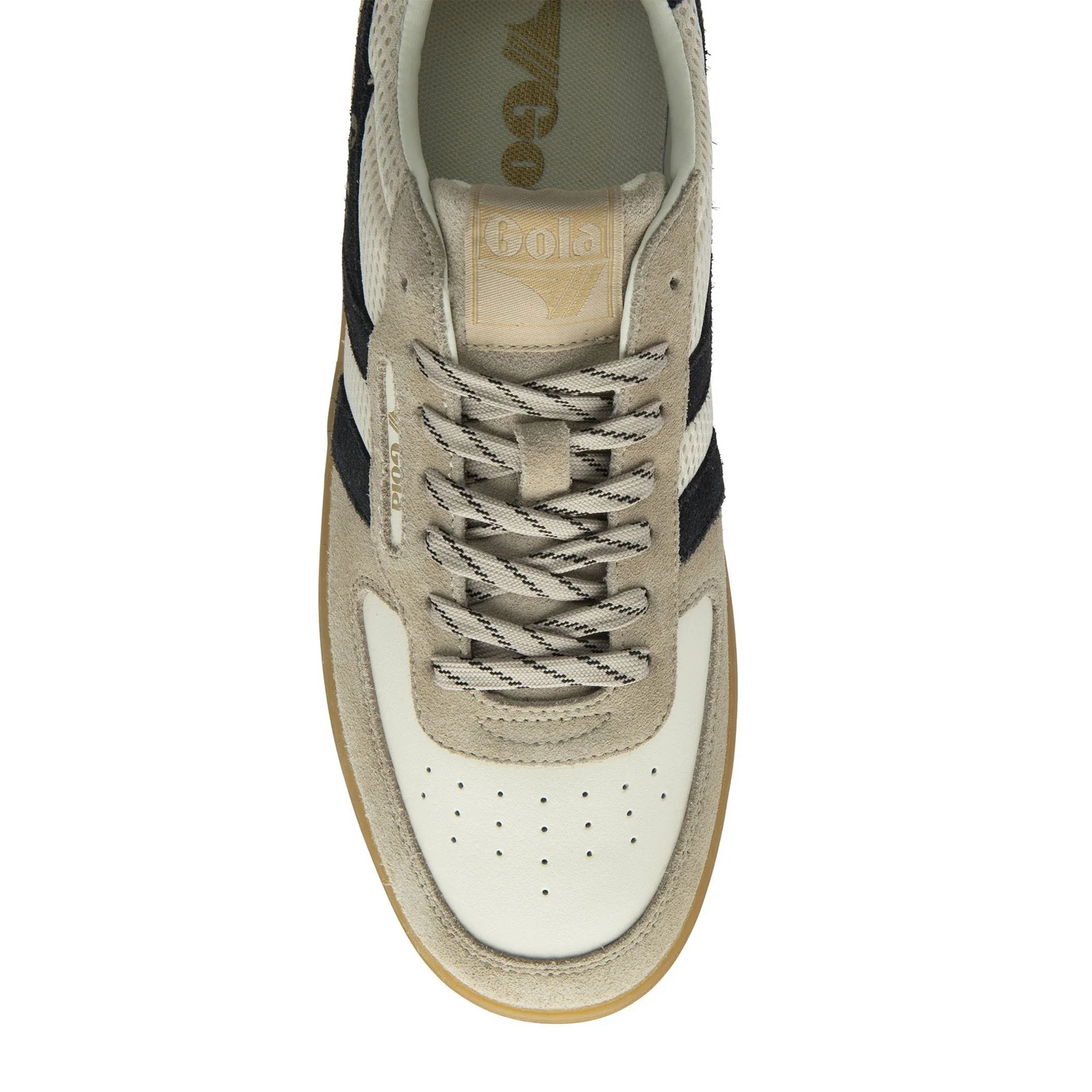 Gola Hawk '83 Sneaker (Men) - Off White/Bone/Black/Gum - Image 5