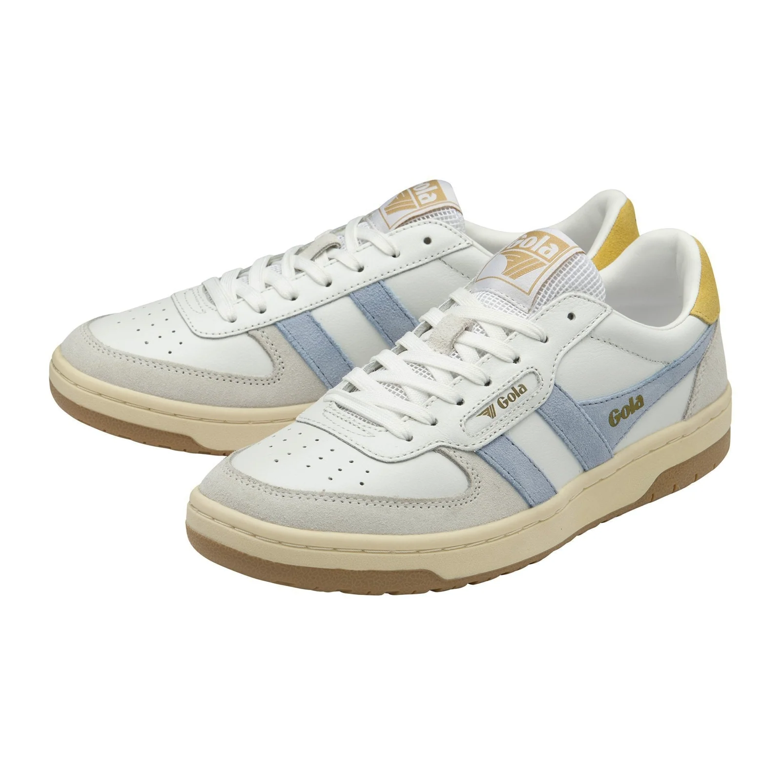 Gola Hawk Sneaker (Women) - White/Air/Pollen - Image 3