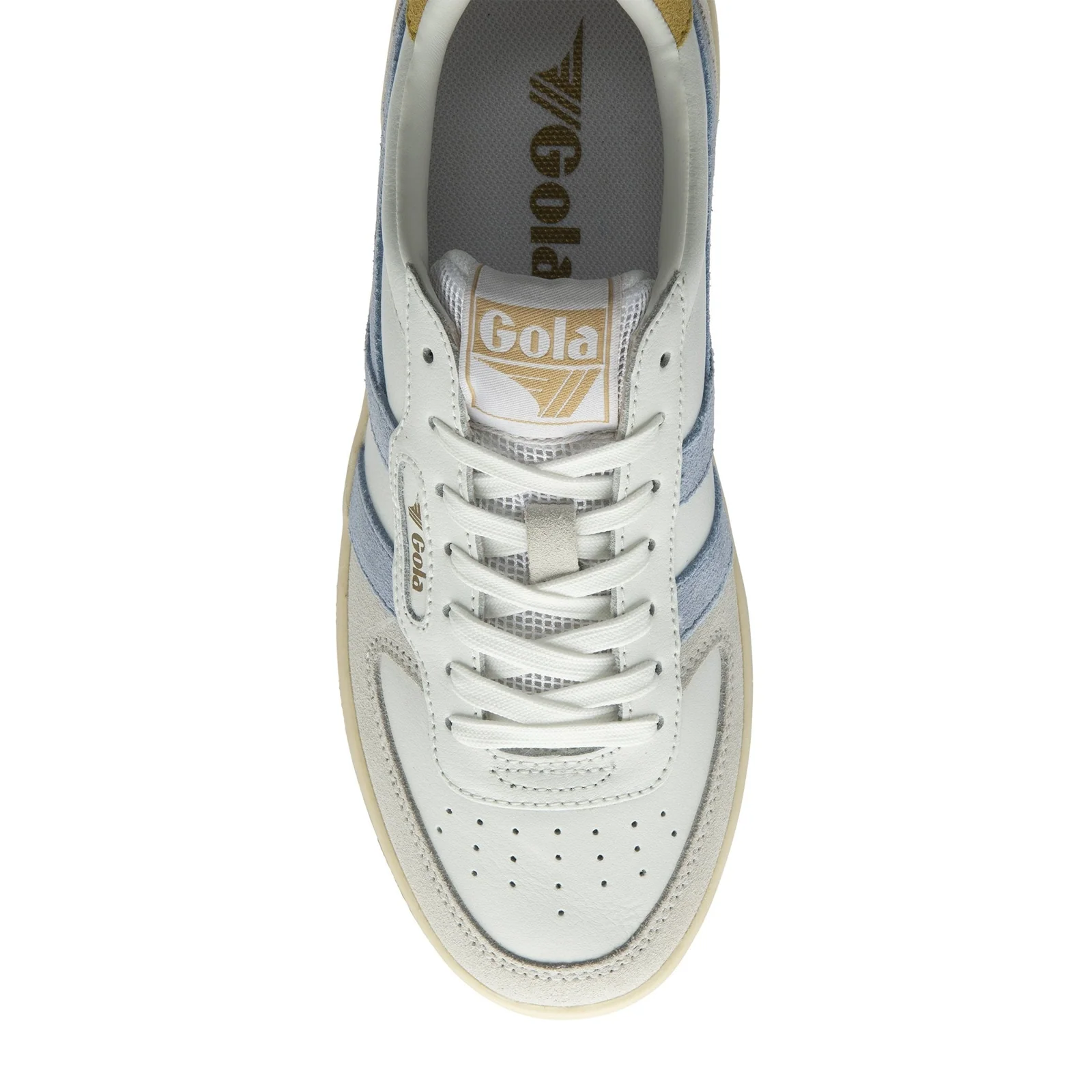 Gola Hawk Sneaker (Women) - White/Air/Pollen - Image 5