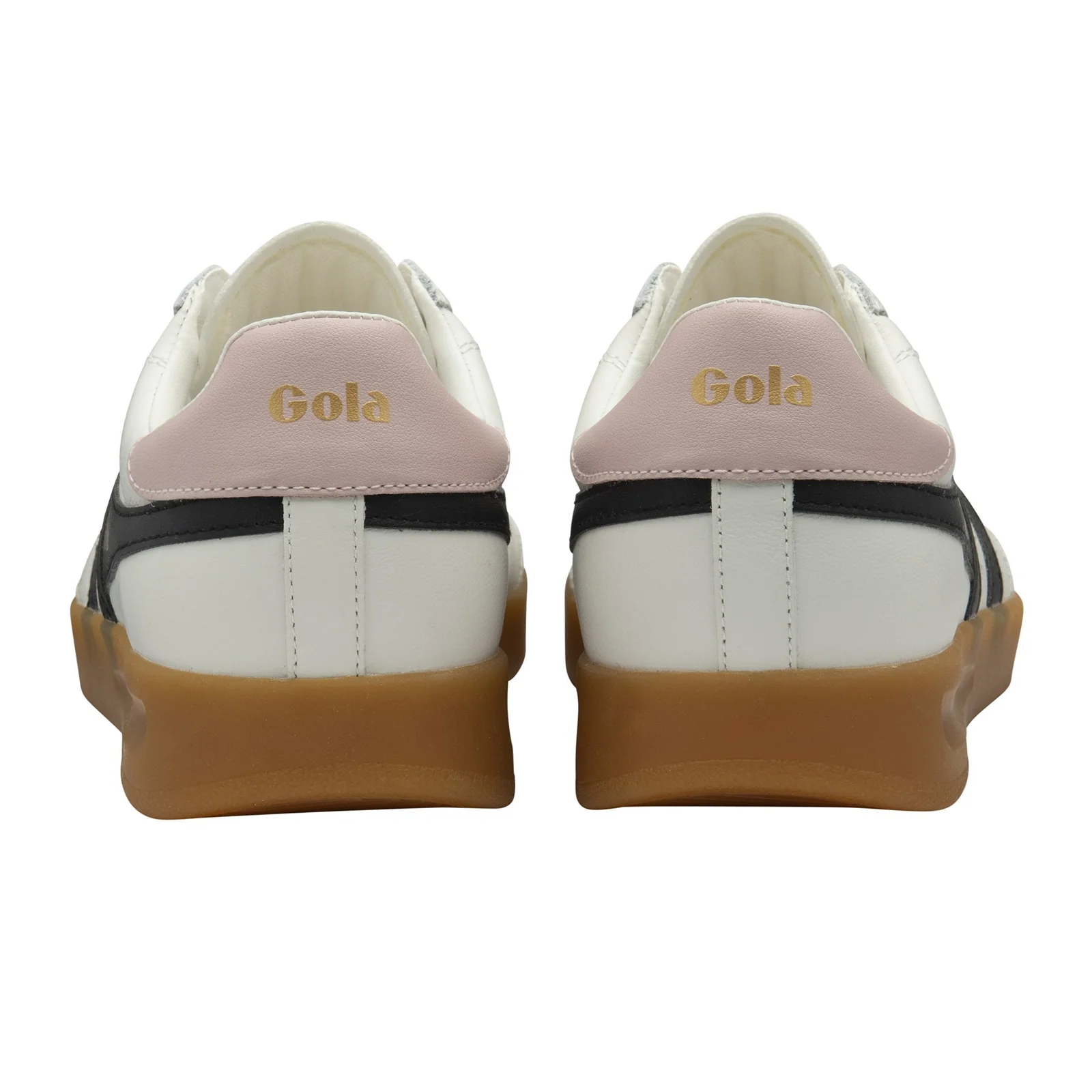 Gola Stadia Leather Sneaker (Women) - White/Black/Chalk Pink/Gum - Image 5