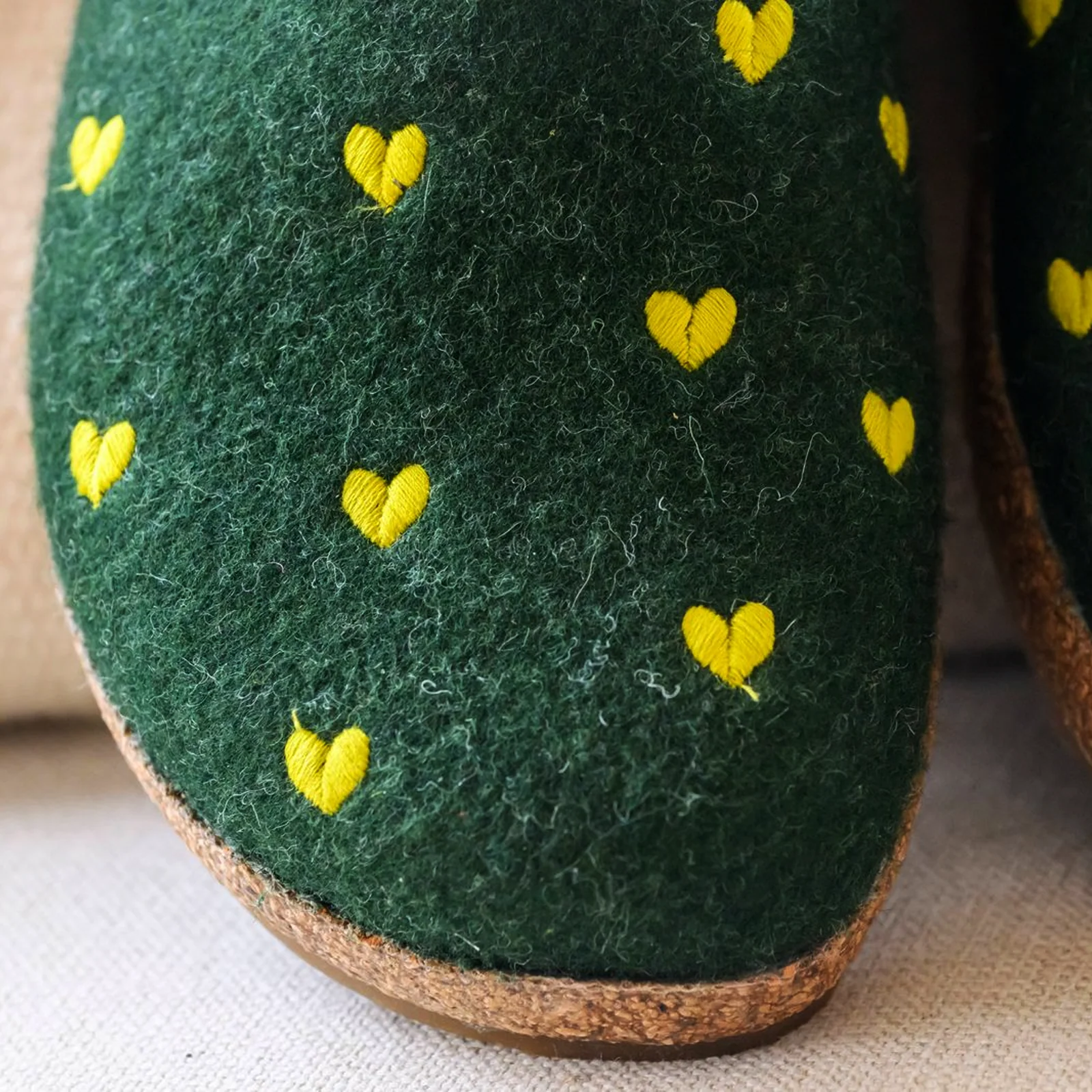 Haflinger Cuoricini Clog (Women) - Spruce - Image 6