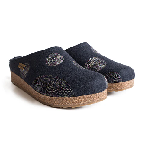 Haflinger Spirit Clog (Women) - Navy