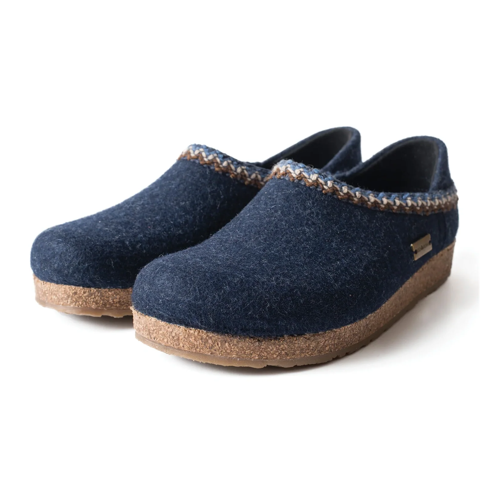 Haflinger GZH Zig Zag Clog (Unisex) - Captain's Blue - Image 2