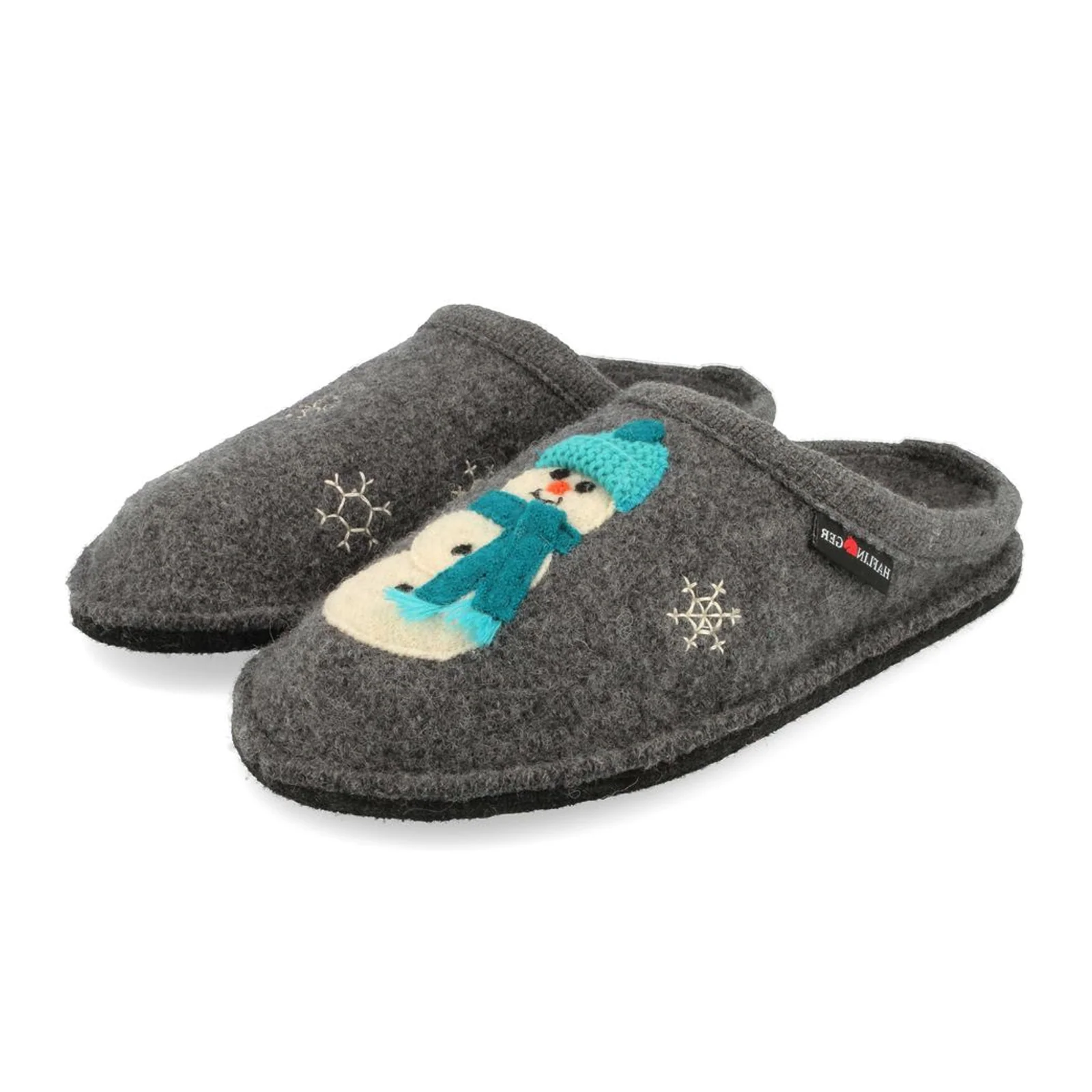 Haflinger Snowman Slipper (Women) - Grey - Image 2