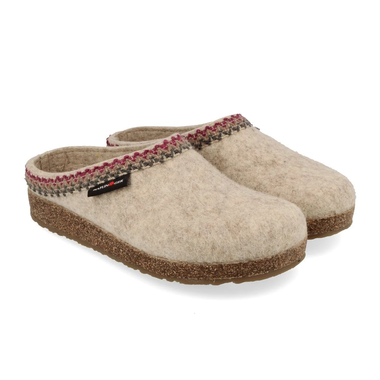 Haflinger Zig Zag Clog (Women) - Natural