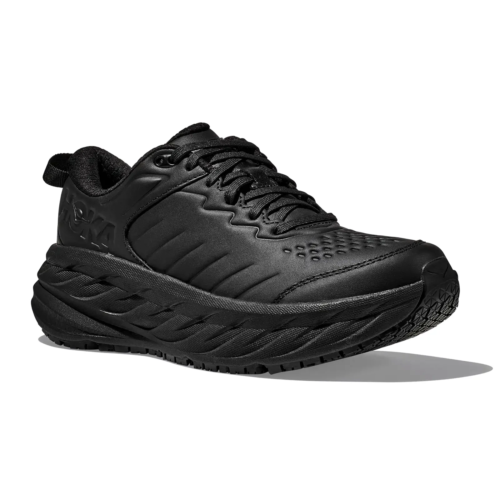 Hoka Bondi SR (Men) - Black/Black - Image 3