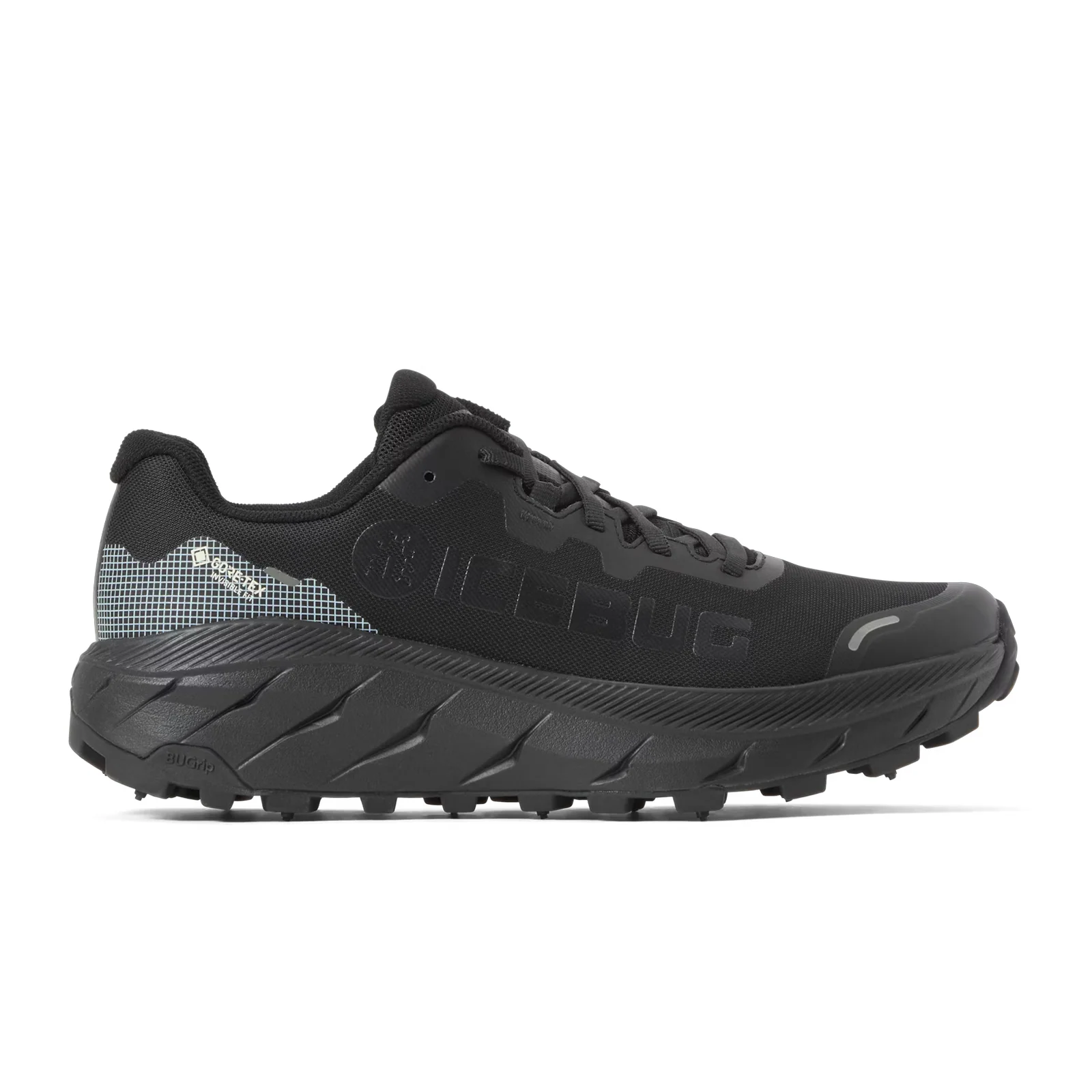 Icebug Arcus 2 BUGrip GTX Running Shoe (Women) - True Black with Studs