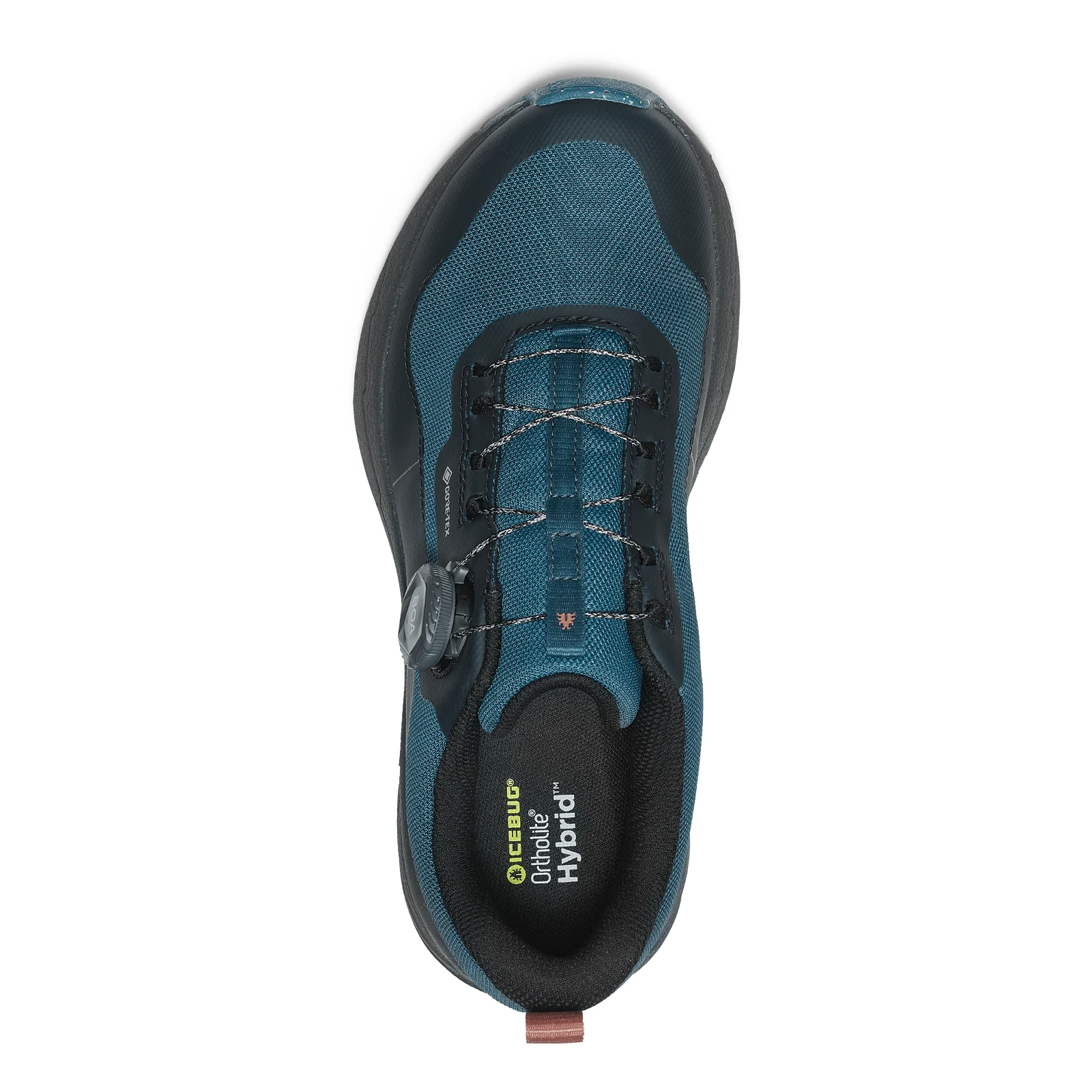 Icebug Haze RB9X GTX Running Shoe (Men) - Petroleum/Chestnut - Image 4