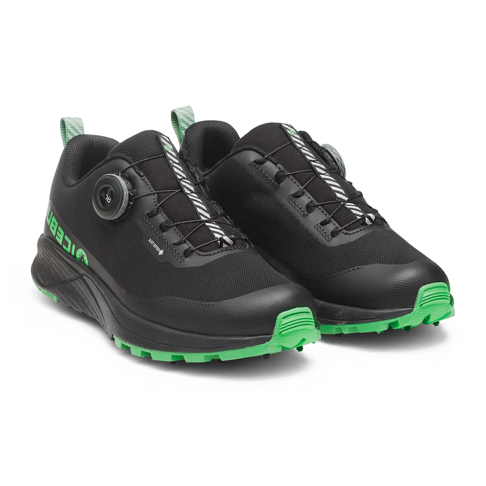 Icebug NewRun BUGrip GTX Running Shoe (Women) - Black/Grass - Image 3