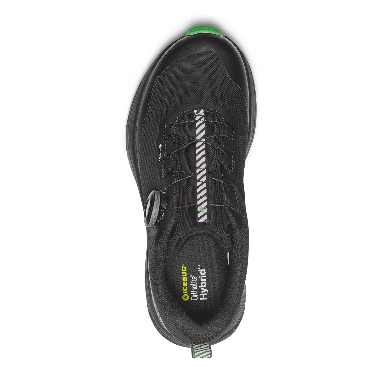 Icebug NewRun BUGrip GTX Running Shoe (Women) - Black/Grass - Image 5