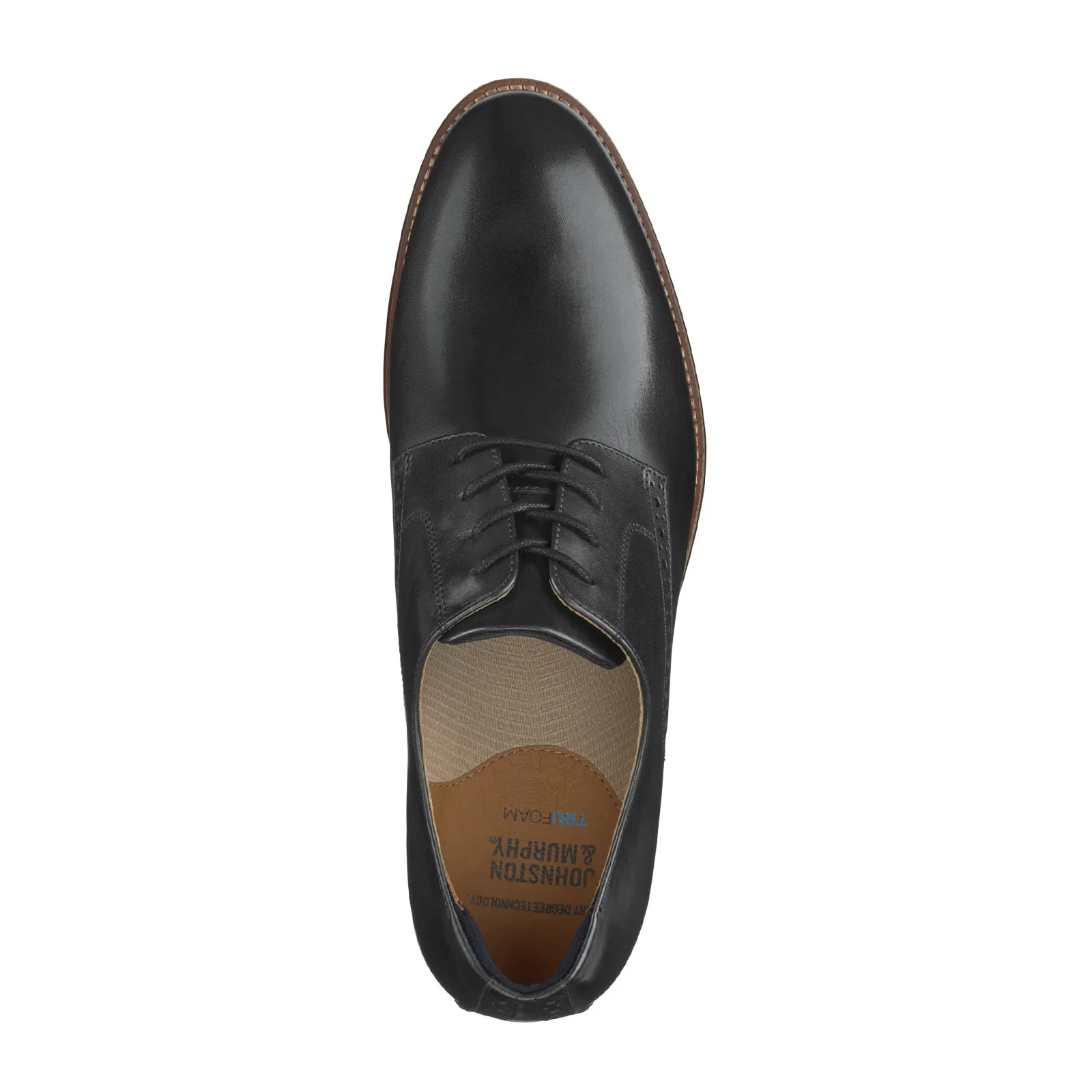 Johnston & Murphy Conard 2.0 Plain Toe Oxford (Men) - Black Full Grain - Image 2