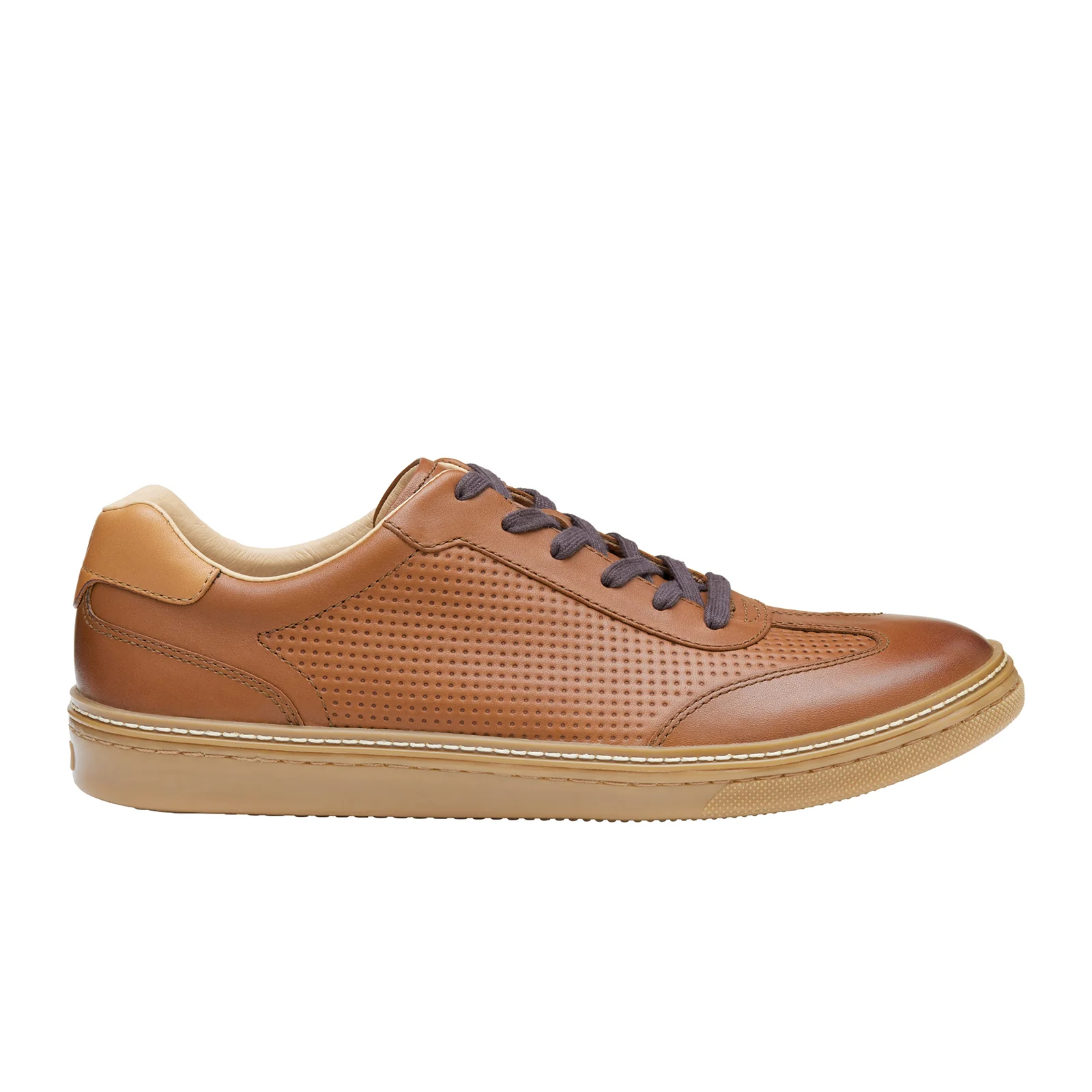 Johnston & Murphy Mcguffey T-Toe Oxford (Men) - Tan Full Grain - Image 3