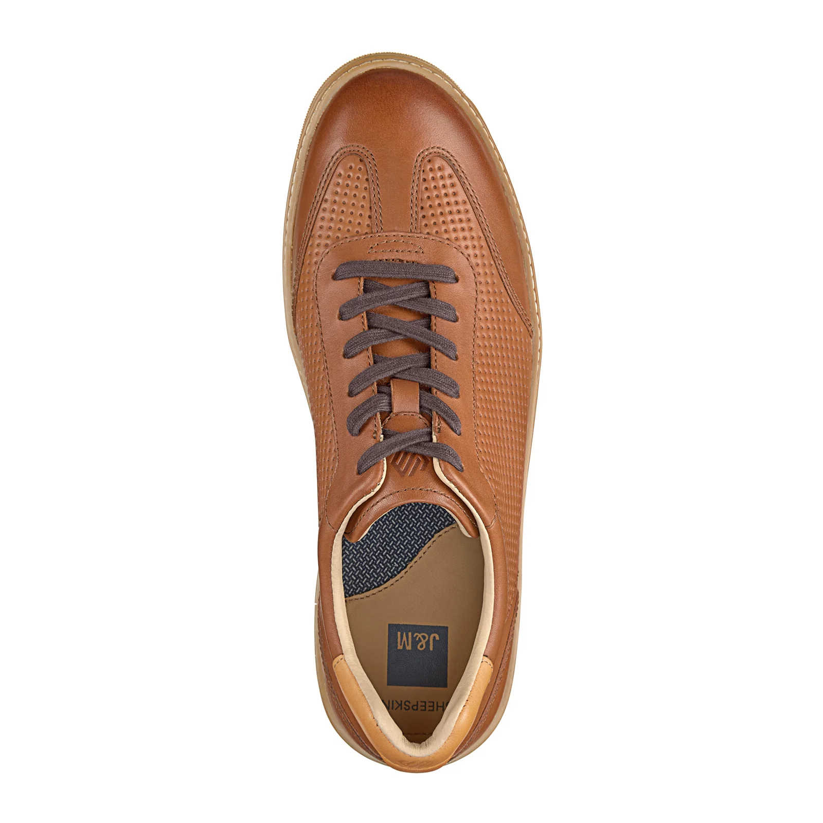 Johnston & Murphy Mcguffey T-Toe Oxford (Men) - Tan Full Grain - Image 4